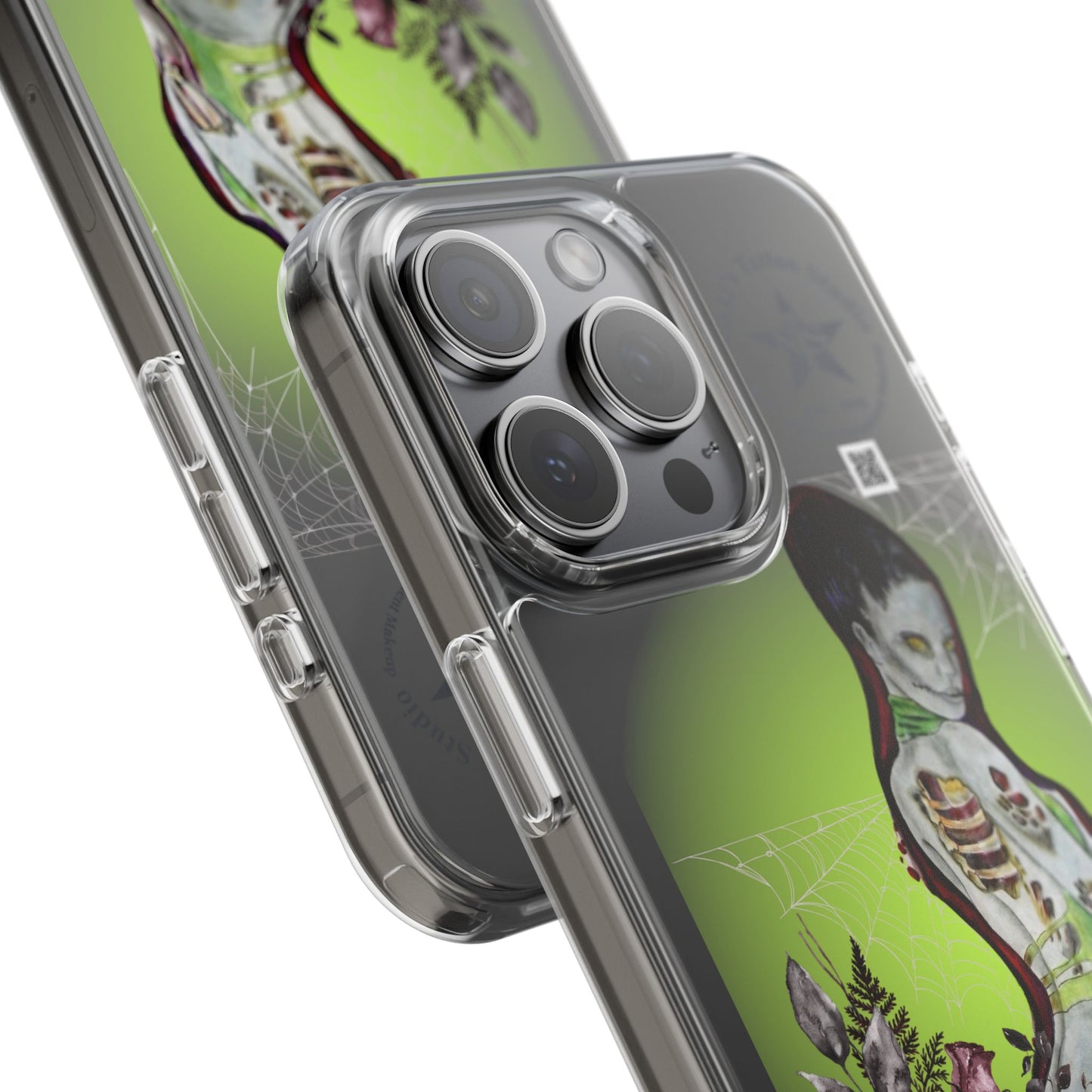 Phone Case Clear - Lady Zombie by Nikki Thompson