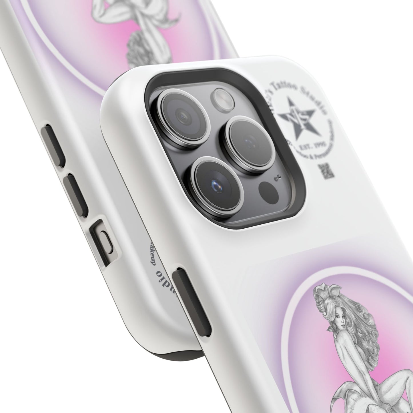 Phone Case: Pin Up Bunny Girl by Nikki
