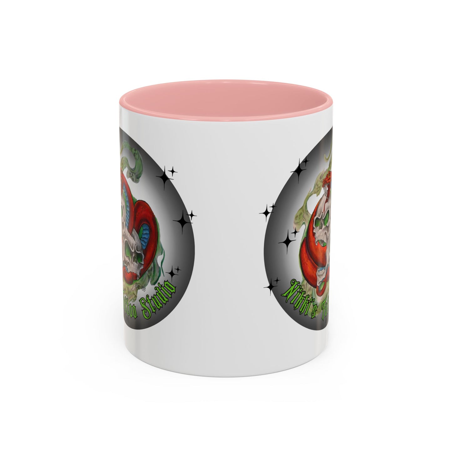 Mug - Nikki's Tattoo Studio (Skull & Snake)