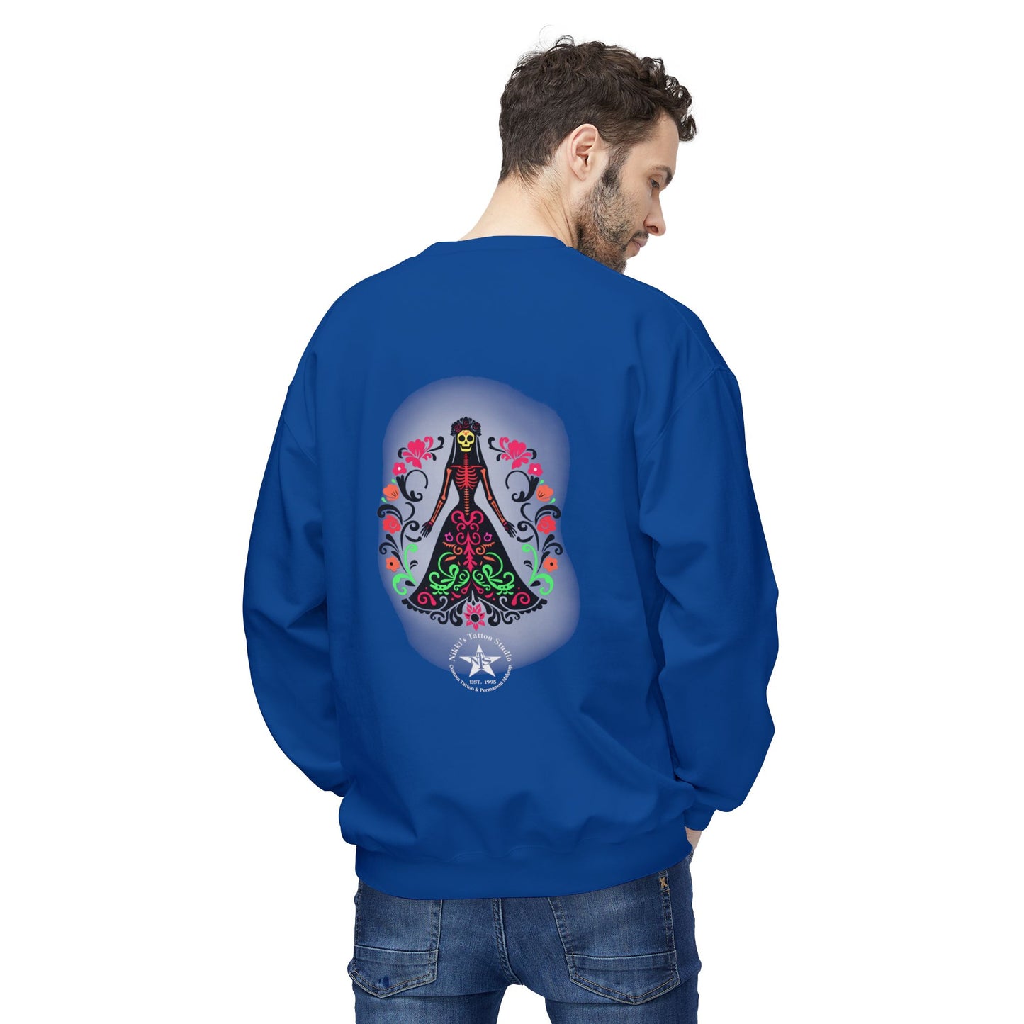 Sweatshirt - Day of the Dead Beautiful Art by Nikki