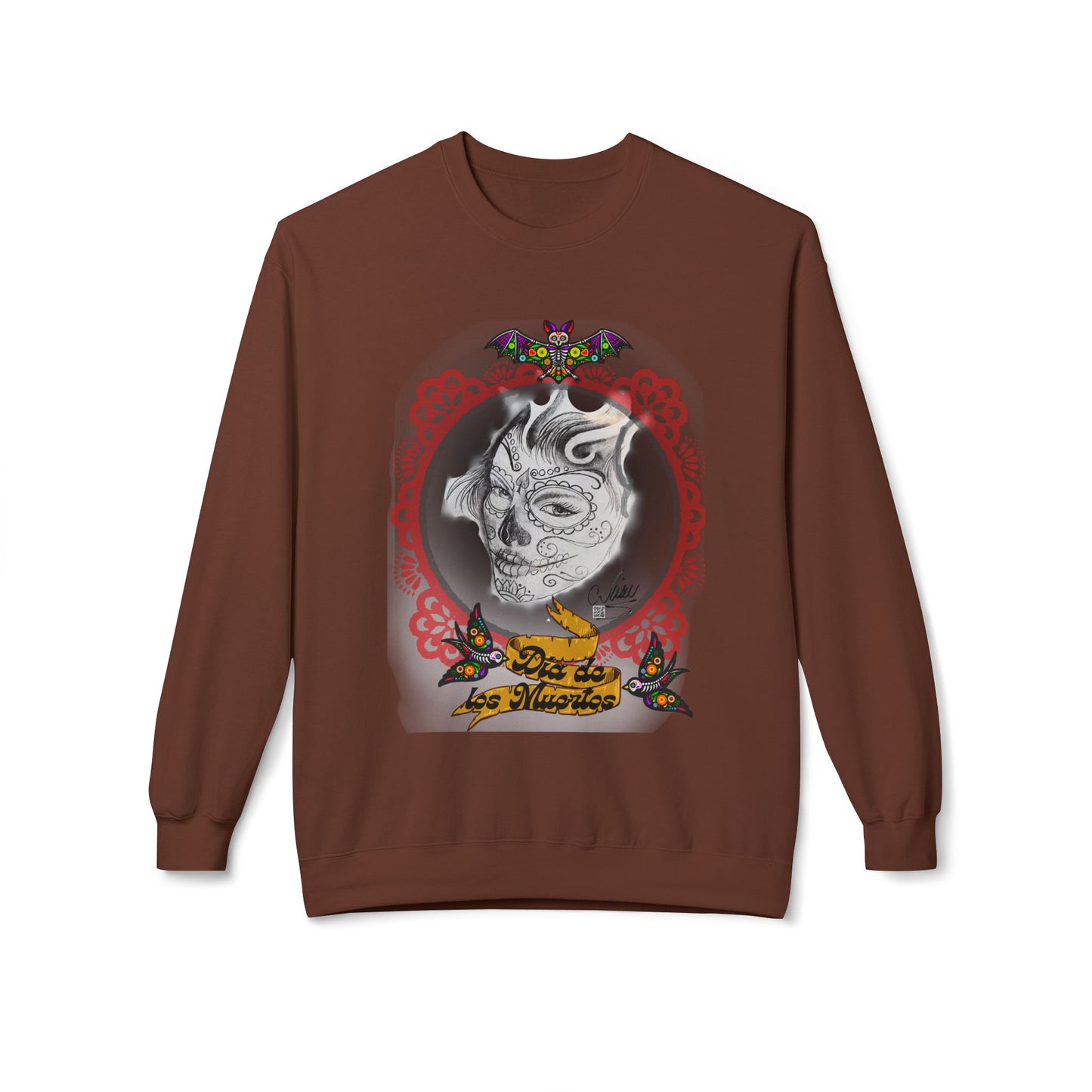 Sweatshirt - Day of the Dead Beautiful Art by Nikki