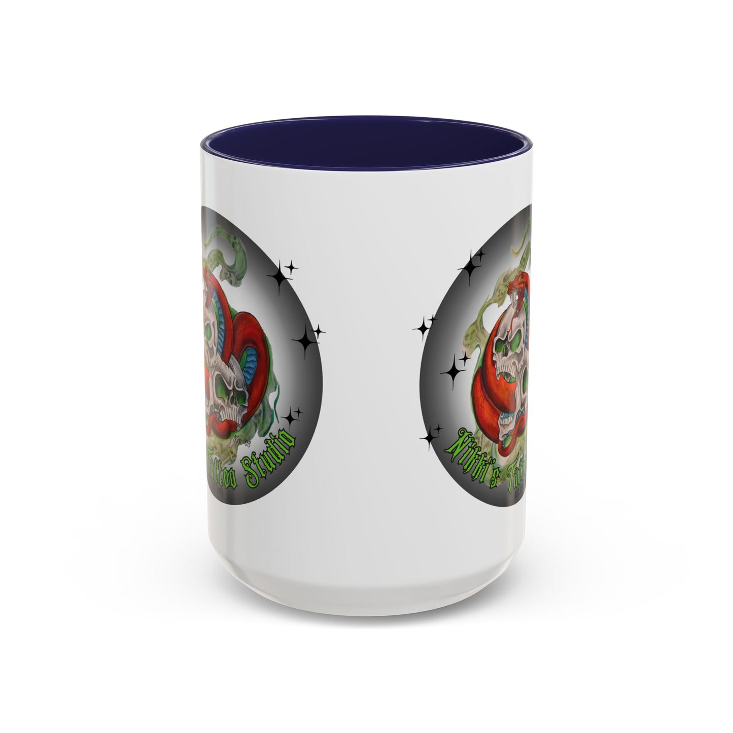 Mug - Nikki's Tattoo Studio (Skull & Snake)
