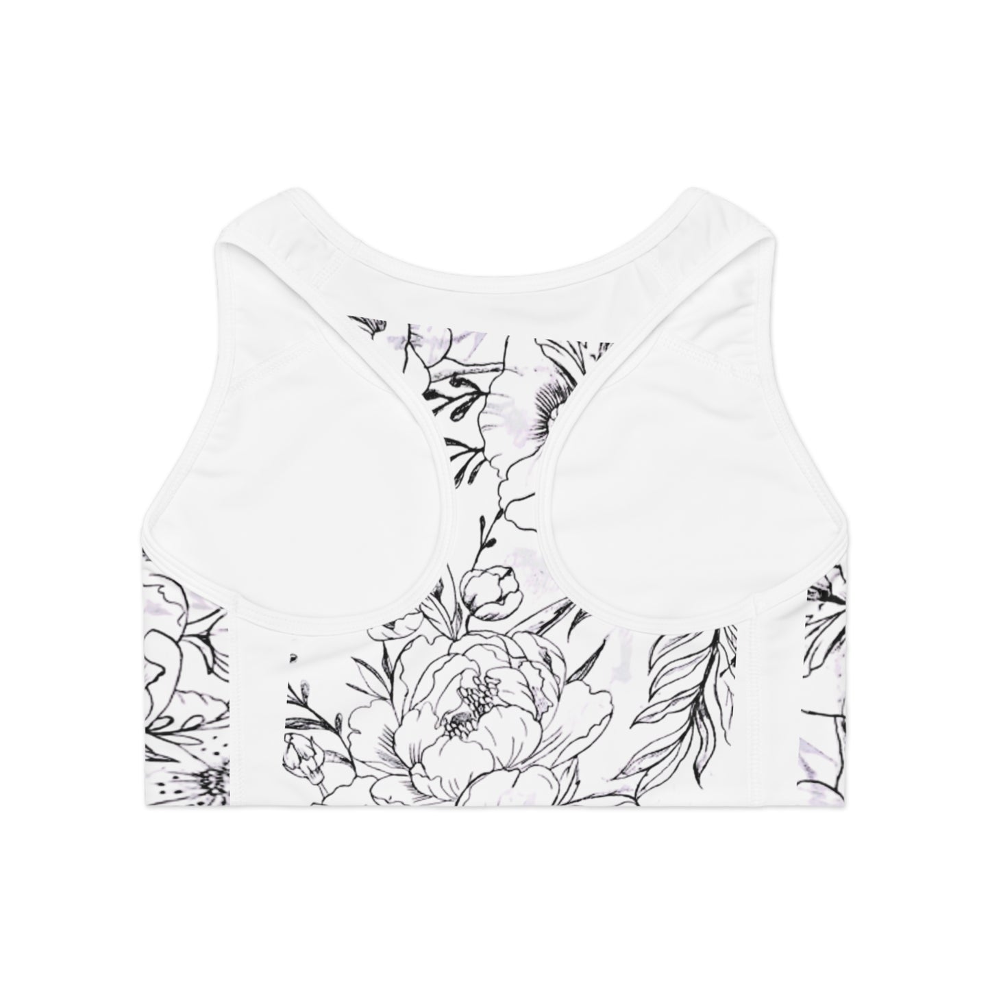 Sports Bra - Peonies by Nikki