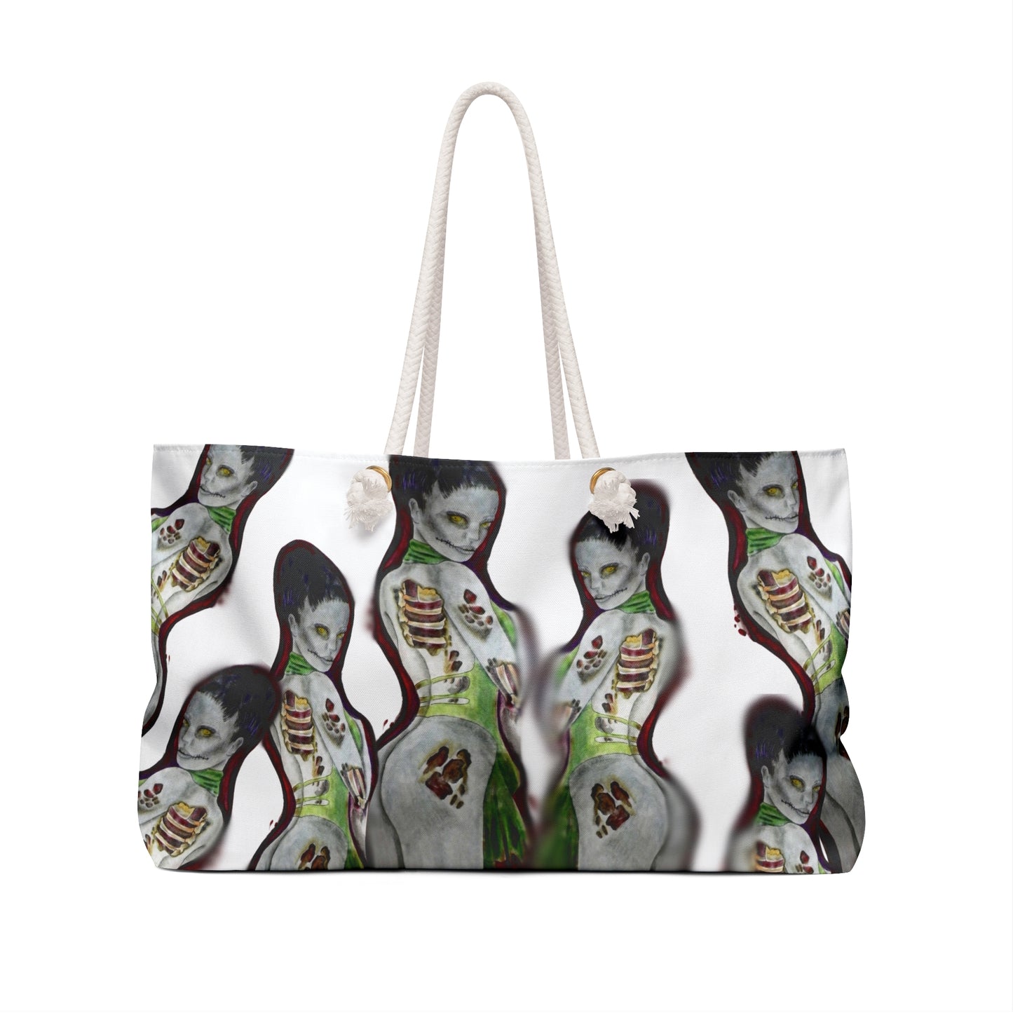 Weekender Bag - Zombie Lady by Nikki