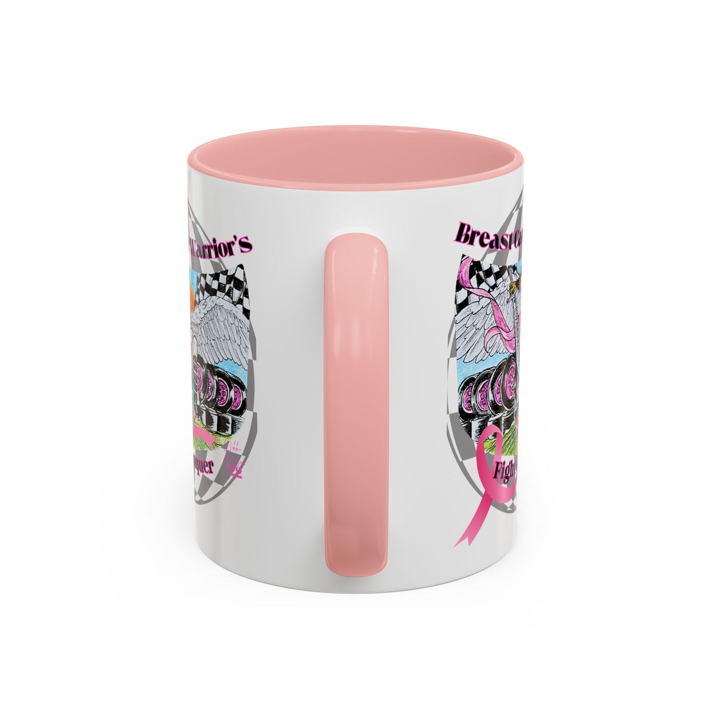 Mug - Breast Cancer Warrior by Nikki