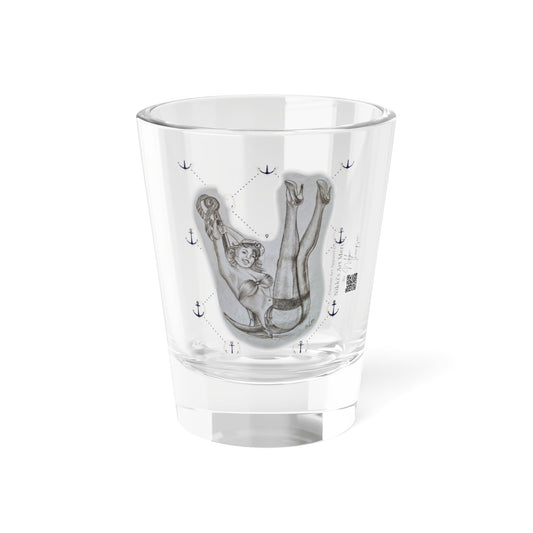 Shot Glass - Pin Up Sailor Girl by Nikki