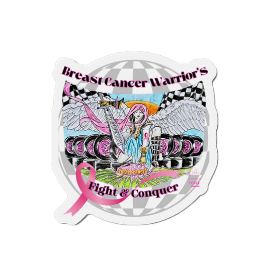 Magnet - Breast Cancer Warrior by Nikki