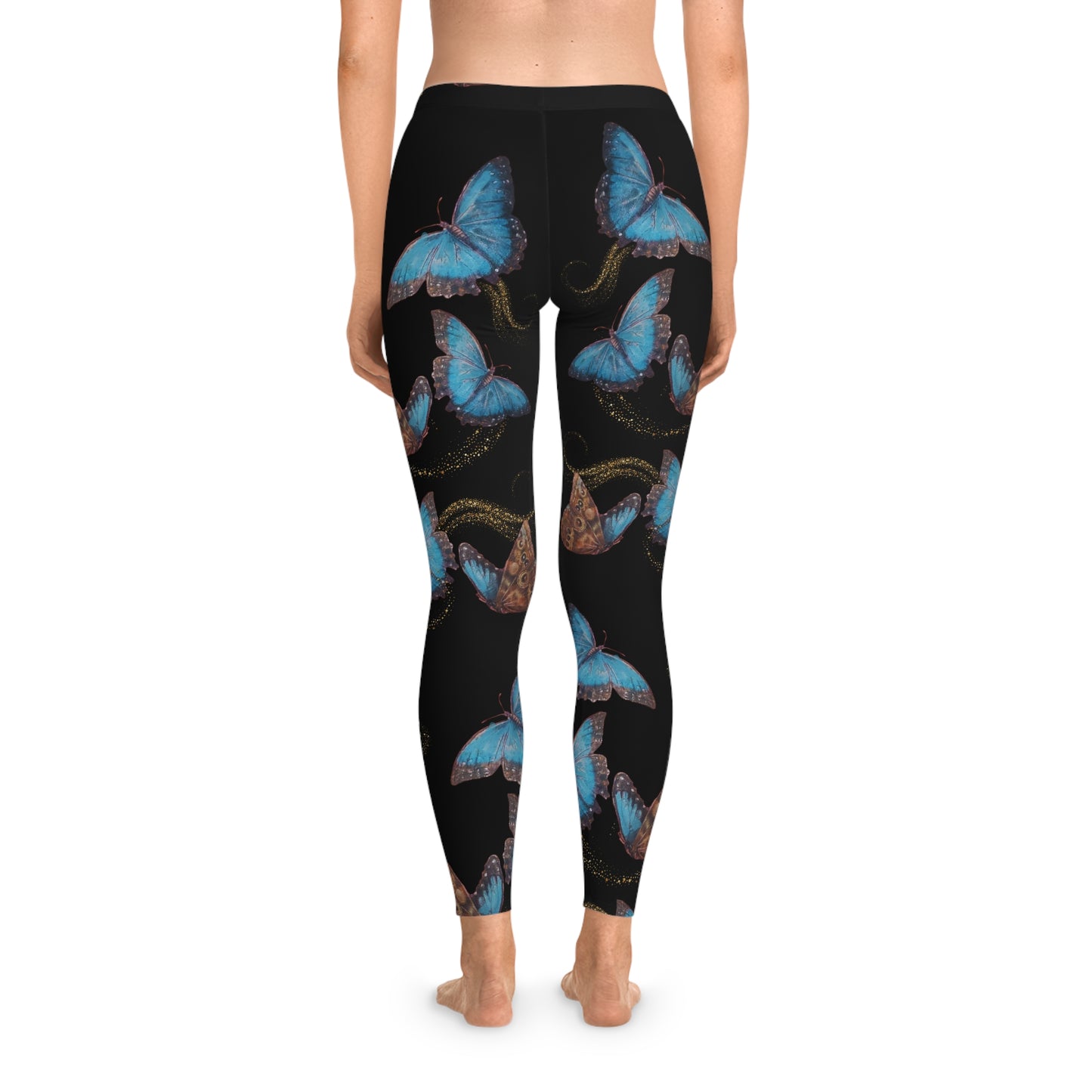 Butterfly Tattoo by Nikki - Stretchy Leggings