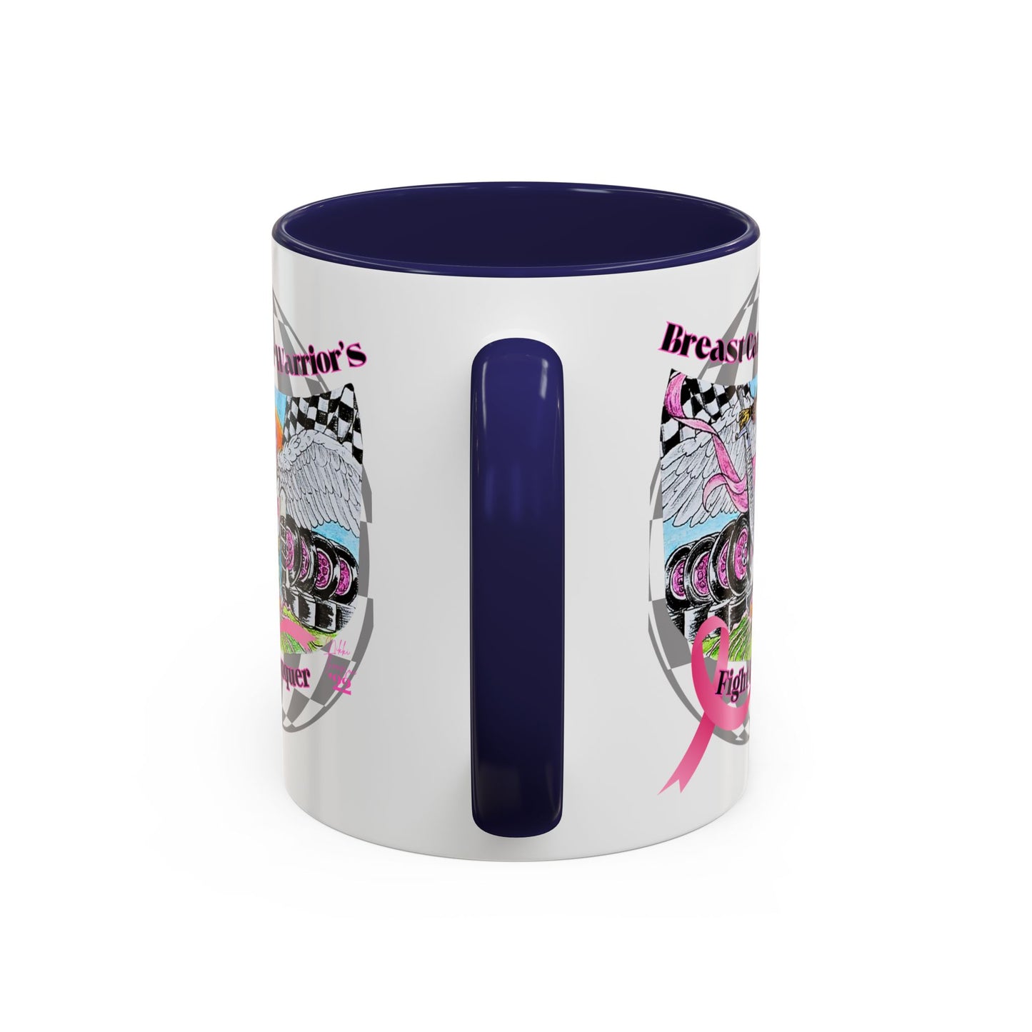 Mug - Breast Cancer Warrior by Nikki