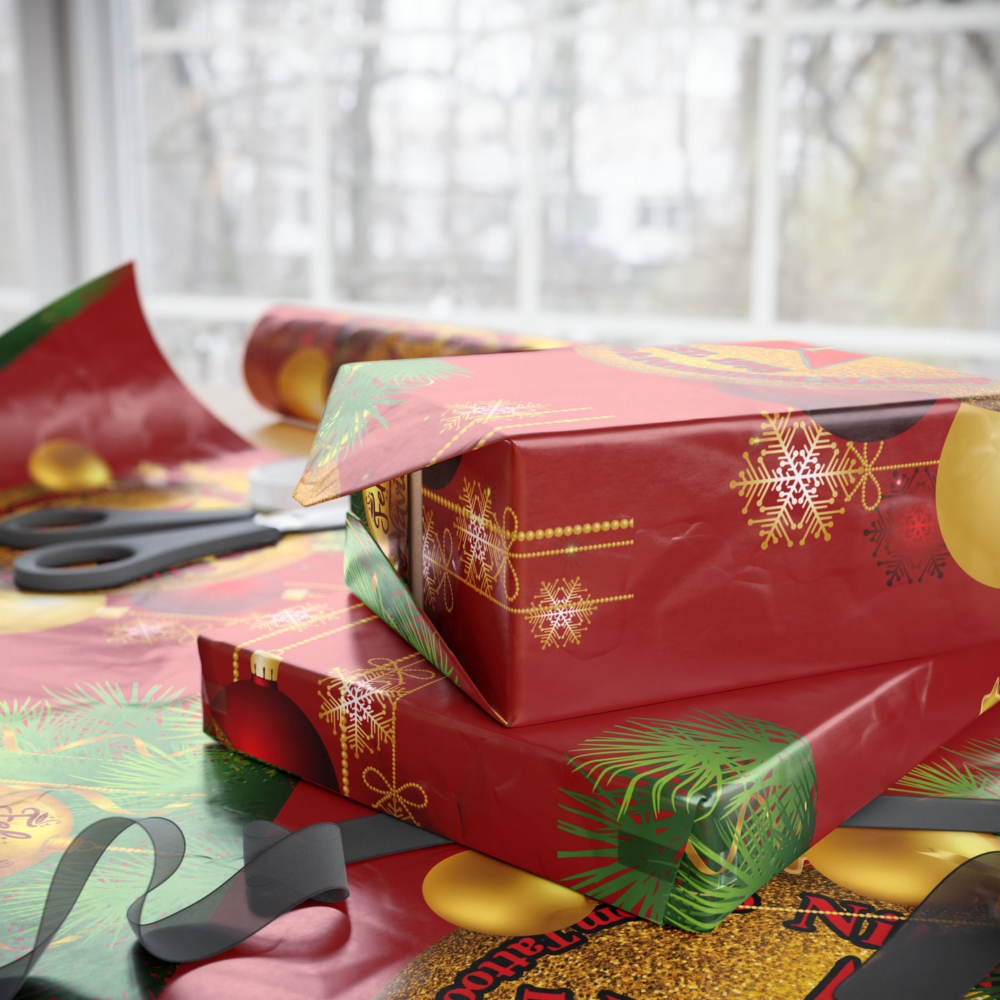 Nikki's Tattoo Studio ORNAMENTAL Gift Wrapping Paper