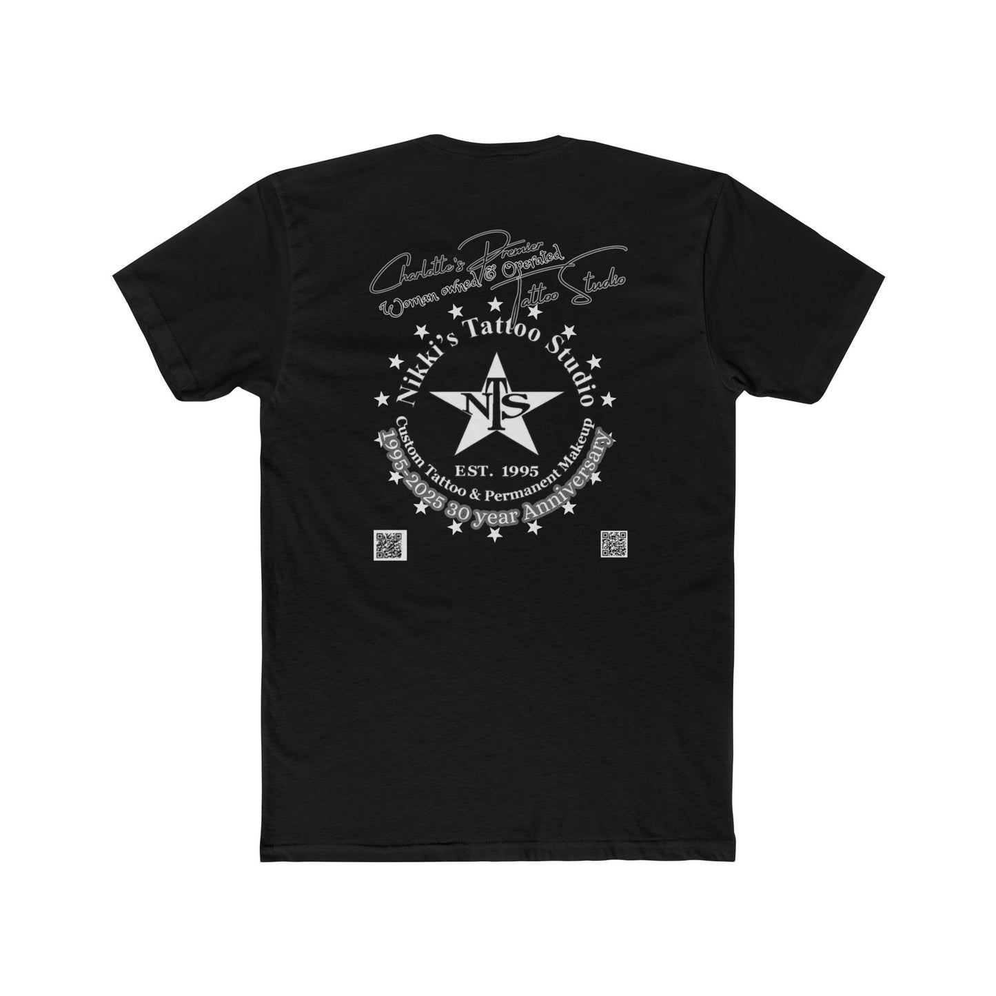 Anatomical Heart Tattoo by Nikki Unisex Cotton Crew Tee