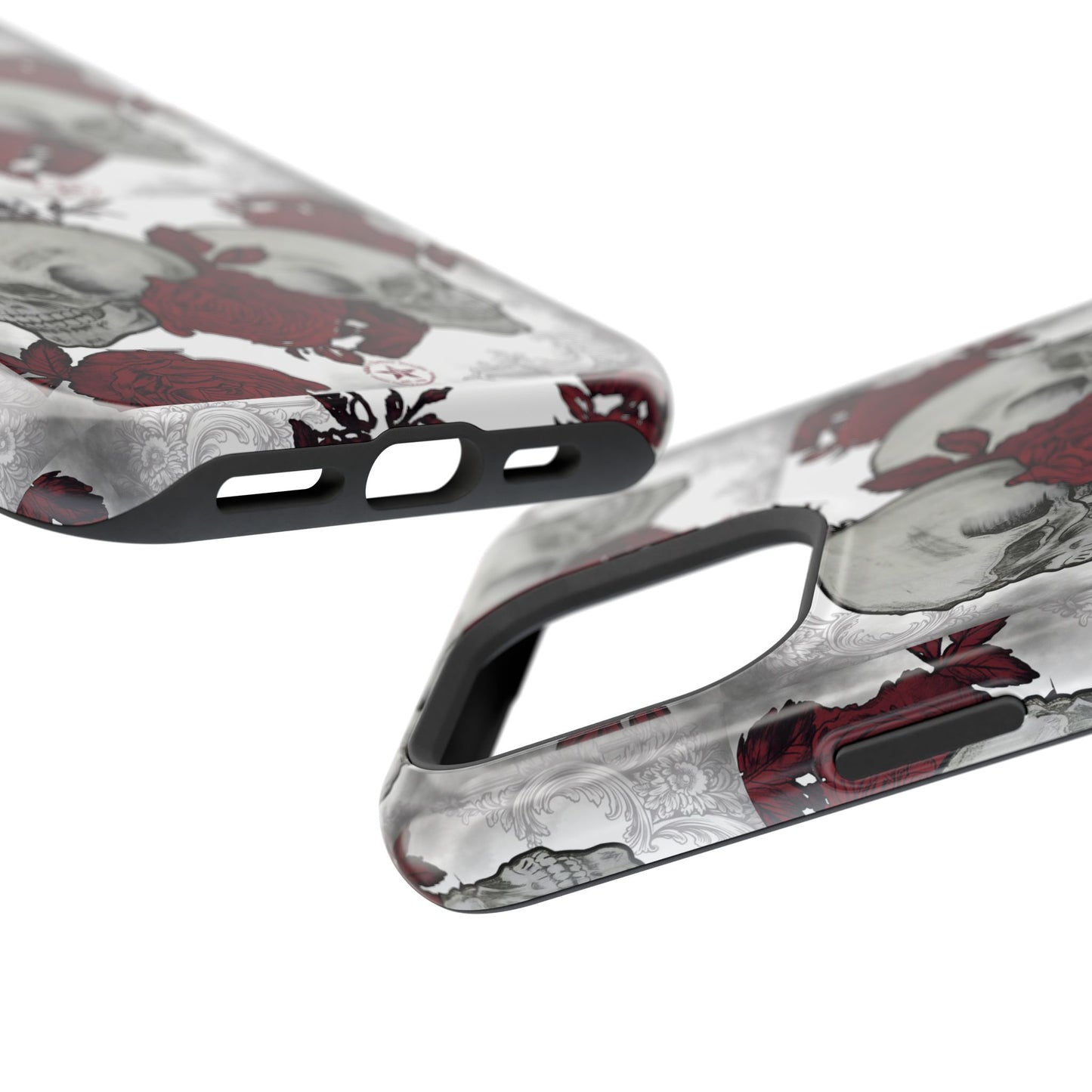 Skulls and Roses by Nikki - iPhone Case