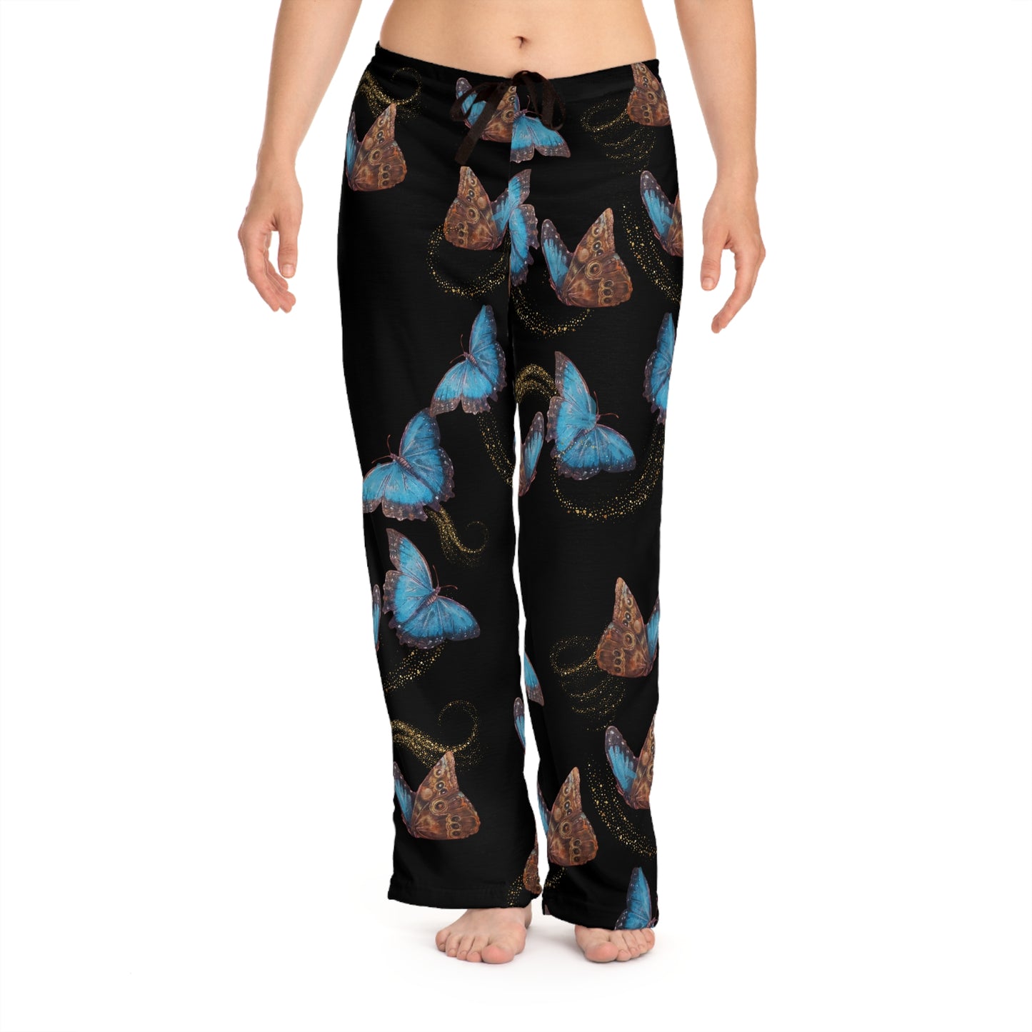 Butterfly Blue Morphis Tattoo by Nikki - Pajama Pants