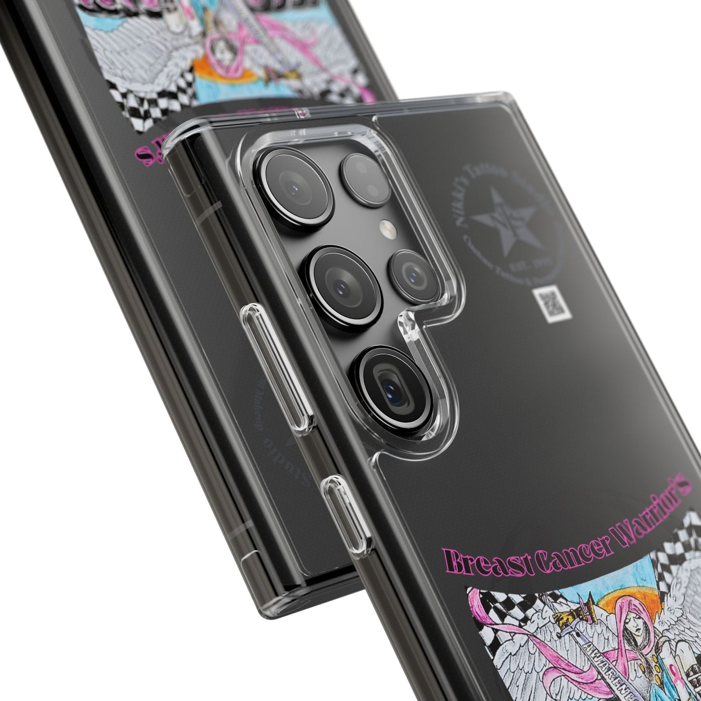 Phone Case - Breast Cancer Warrior by Nikki