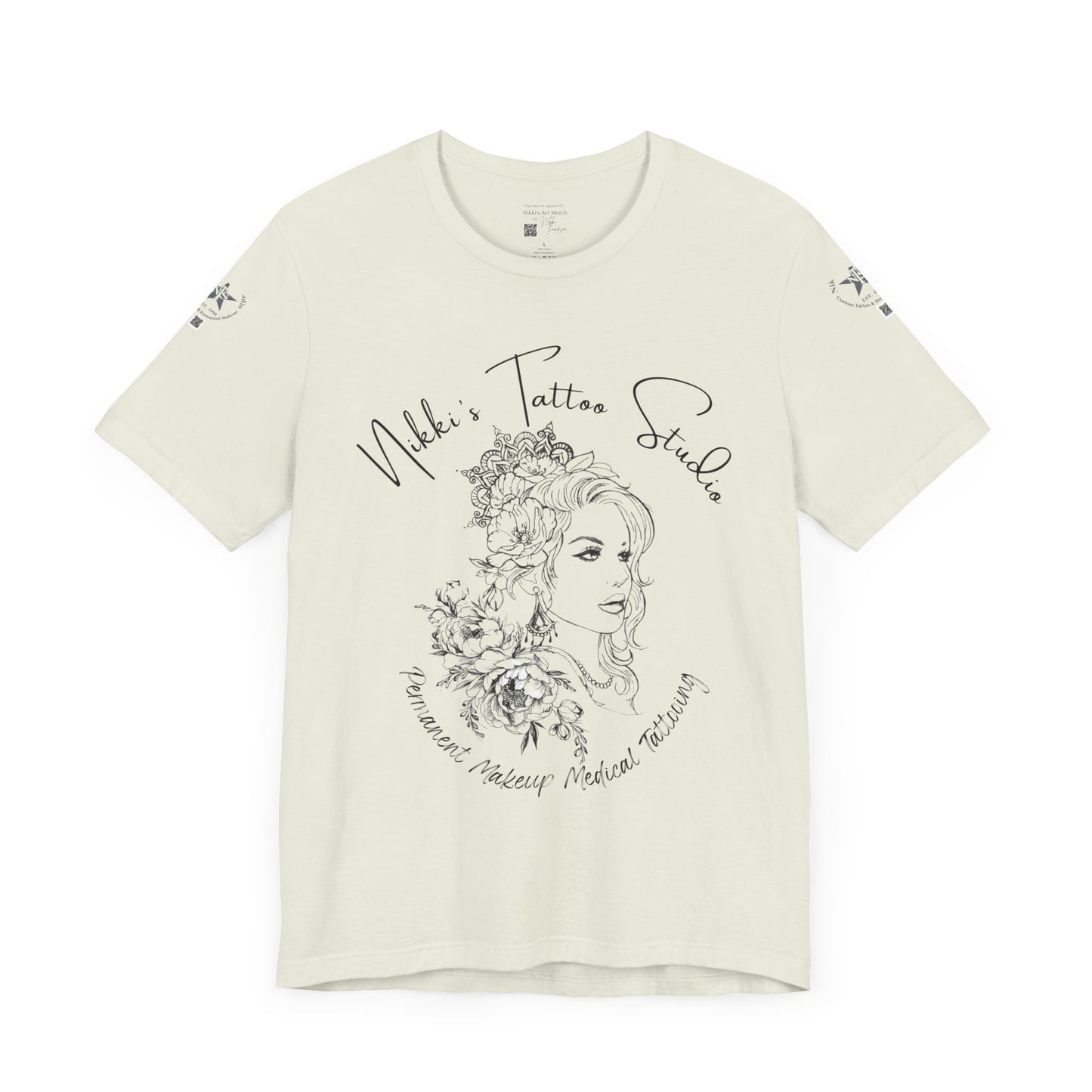 T-Shirt - Nikki's Tattoo Studio [Lady] by Nikki
