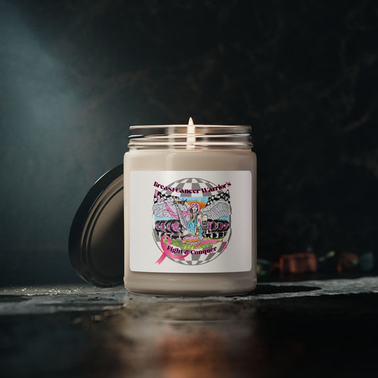 Scented Soy Candle - Breast Cancer Warrior