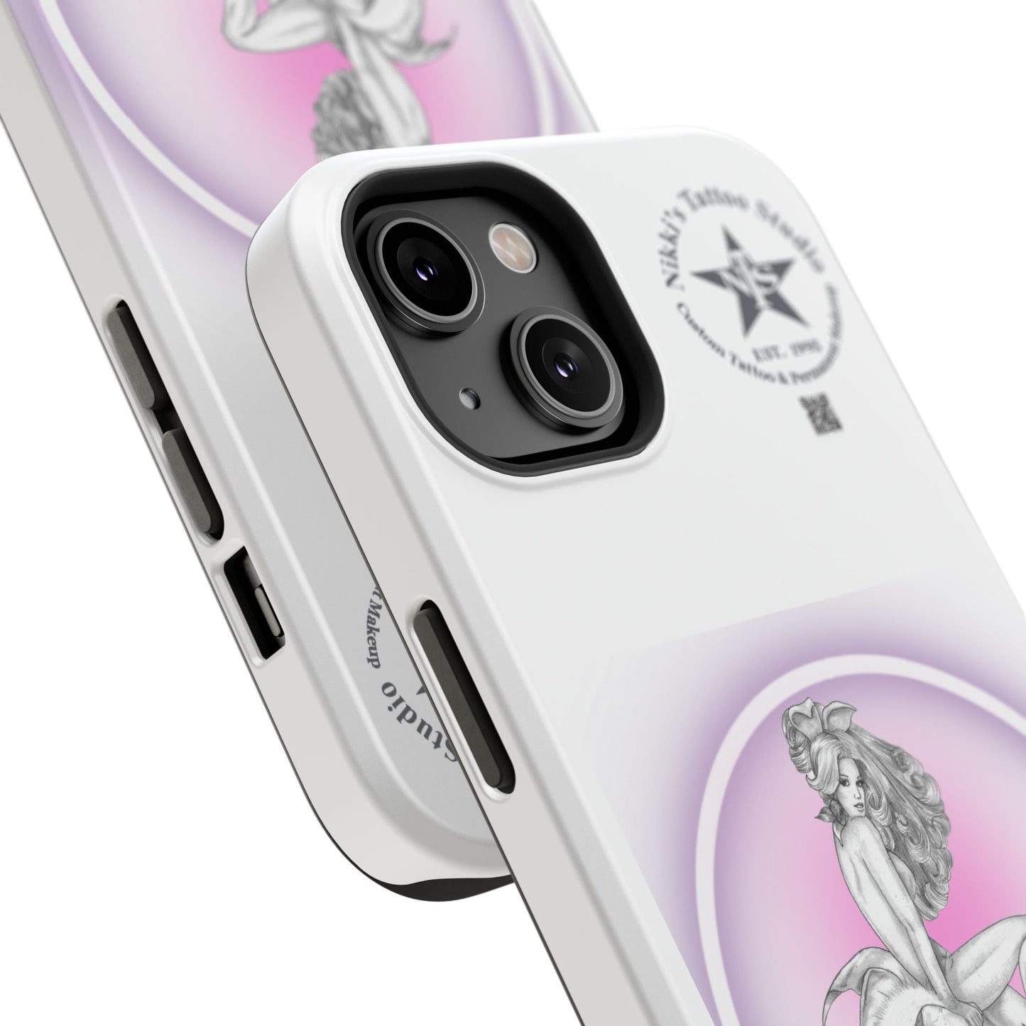 Phone Case: Pin Up Bunny Girl by Nikki