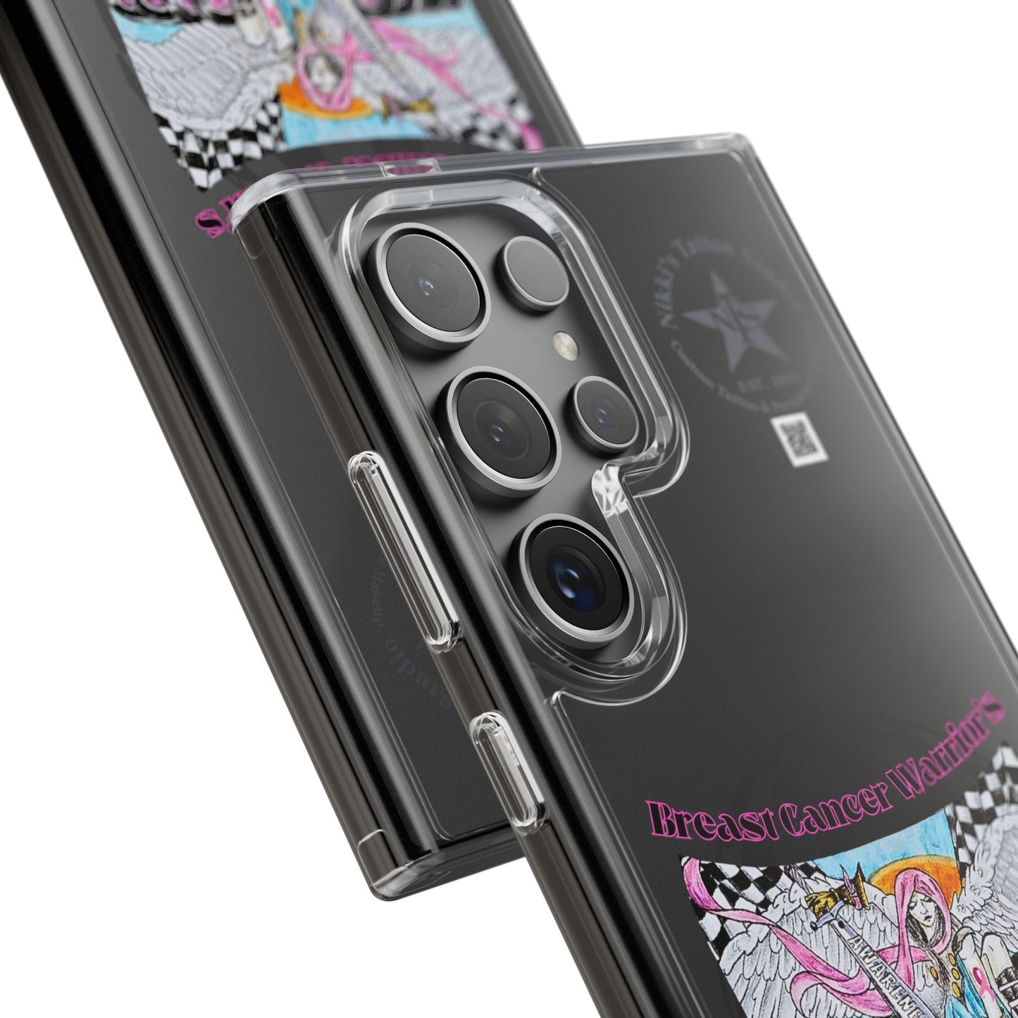 Phone Case - Breast Cancer Warrior by Nikki