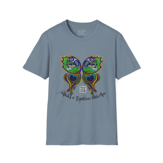 T-Shirt - Nikkis Tattoo Studio Butterfly by Nikki