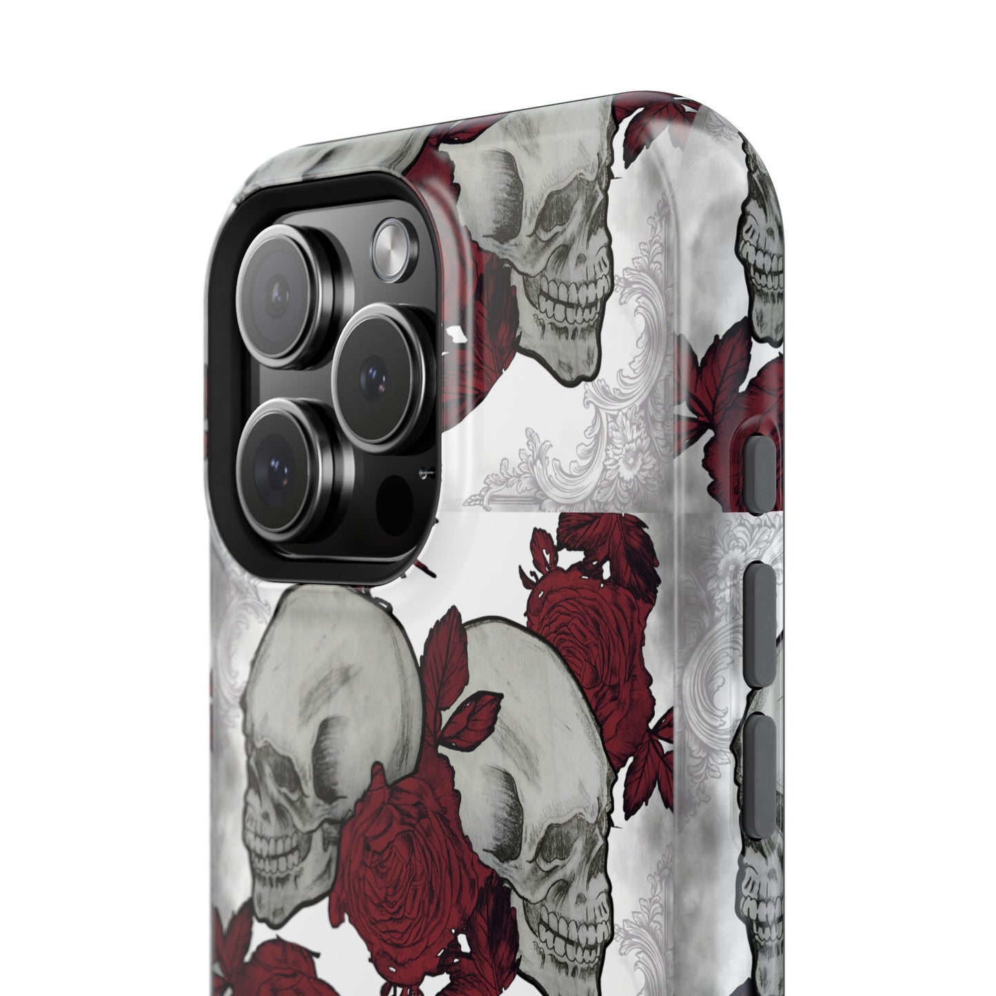 Skulls and Roses by Nikki - iPhone Case