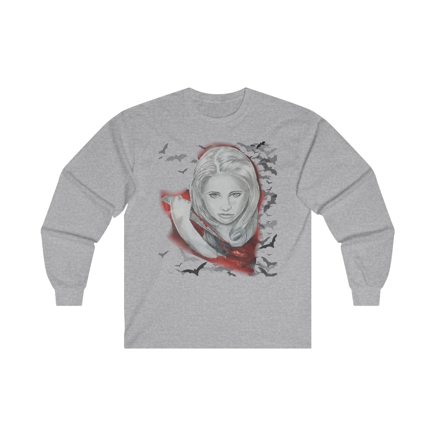 T-Shirt Long Sleeve - Vampire Slayer by Nikki