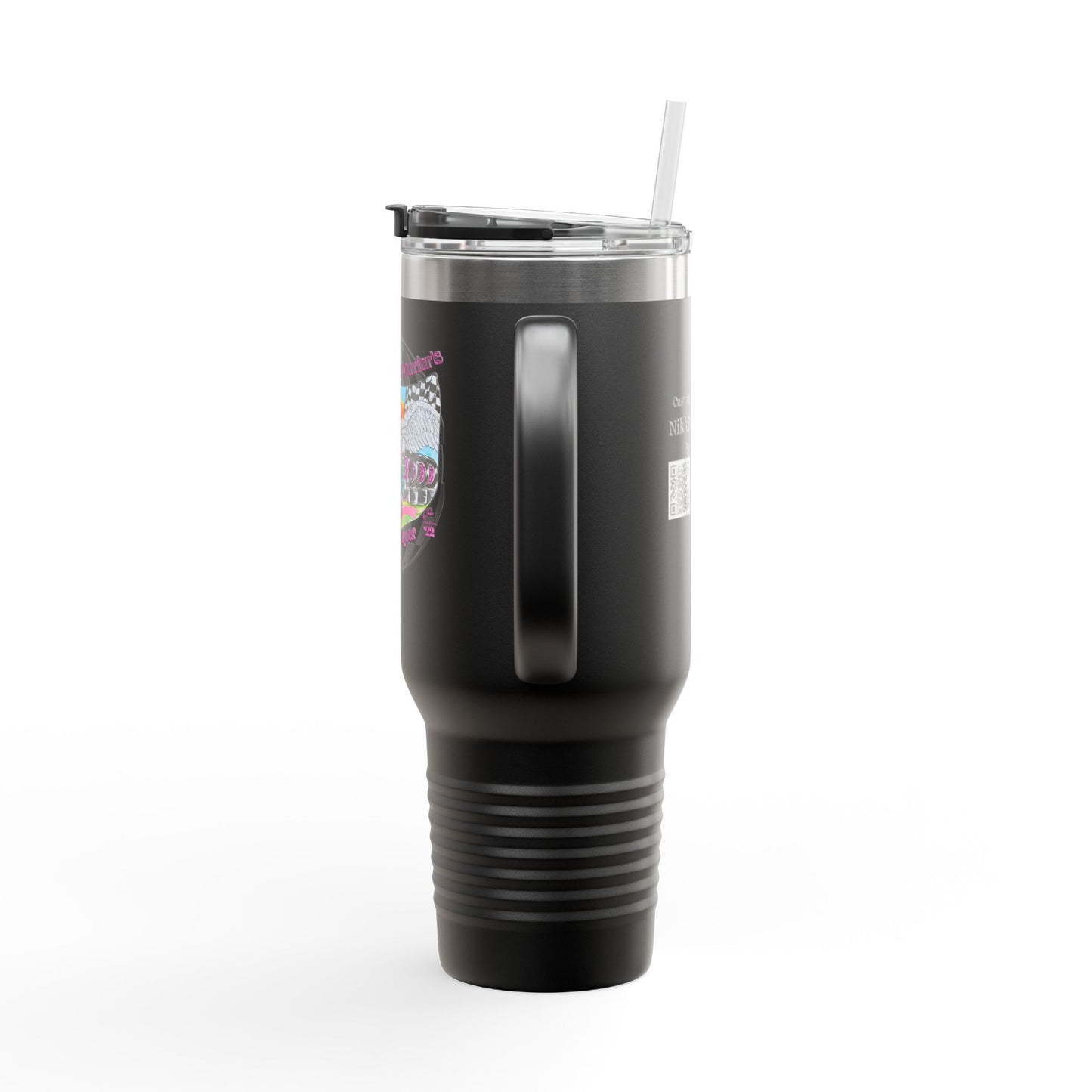 Travel Mug - Breast Cancer Warrior by Nikki