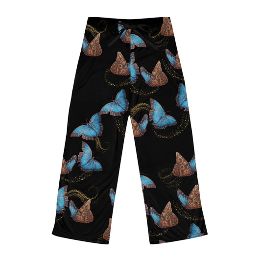 Butterfly Blue Morphis Tattoo by Nikki - Pajama Pants