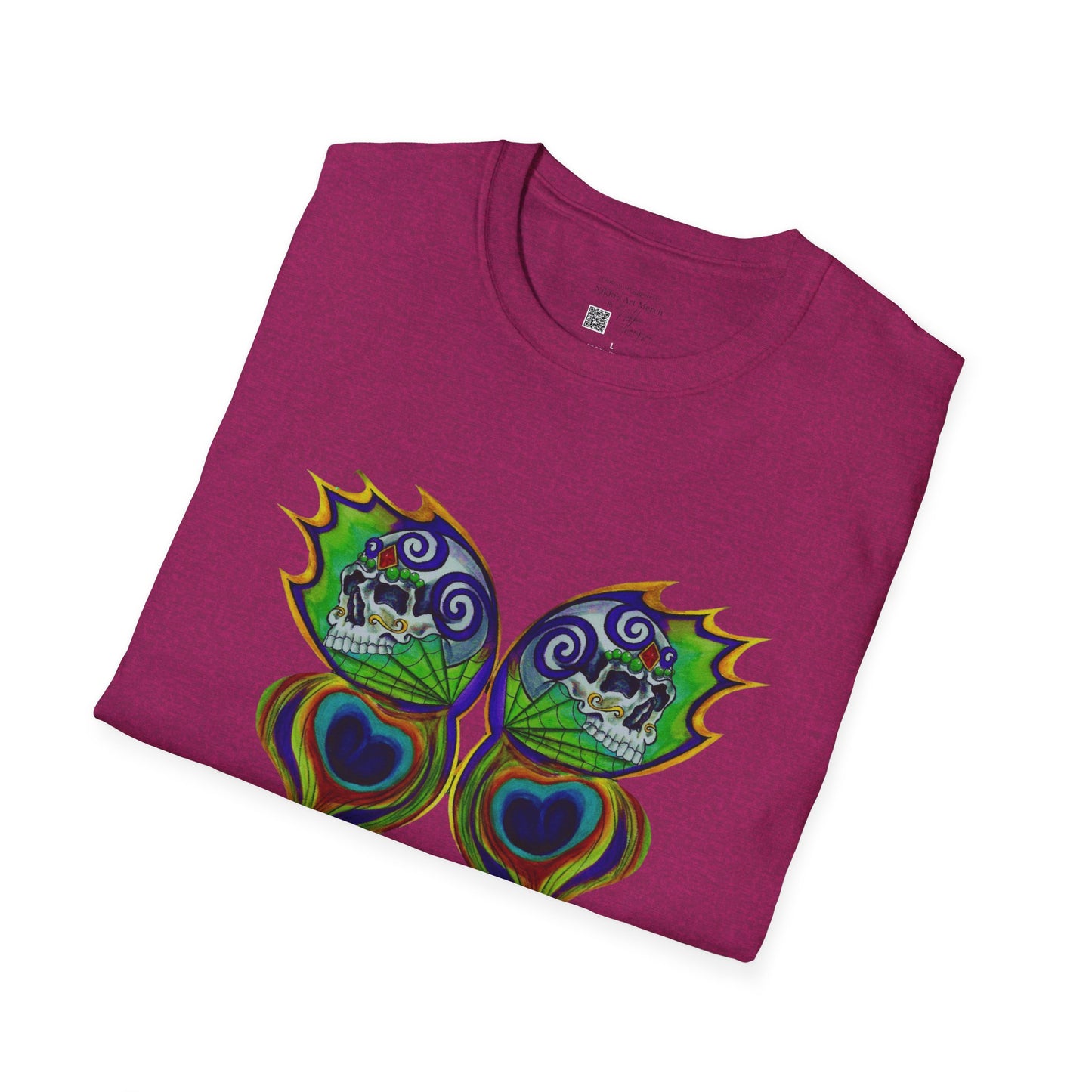 Butterfly Skull Logo Nikkis Tattoo Studio - 30th Anniversary T-Shirt
