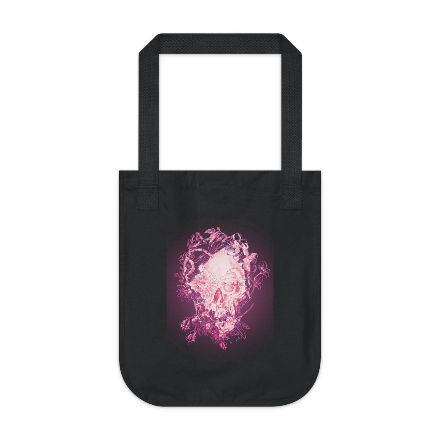 Floral Skull Tattoo by Nikki - Organic Tote Bag