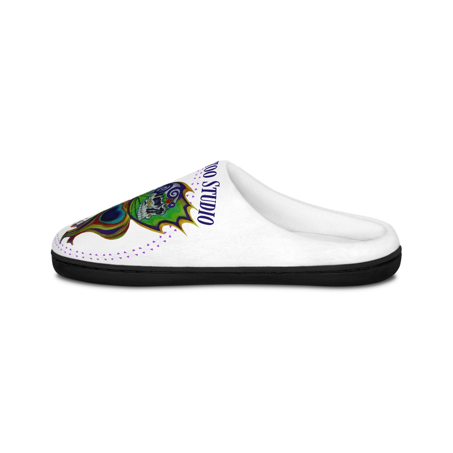 Slippers - Butterfly Skull Artwork by Nikki