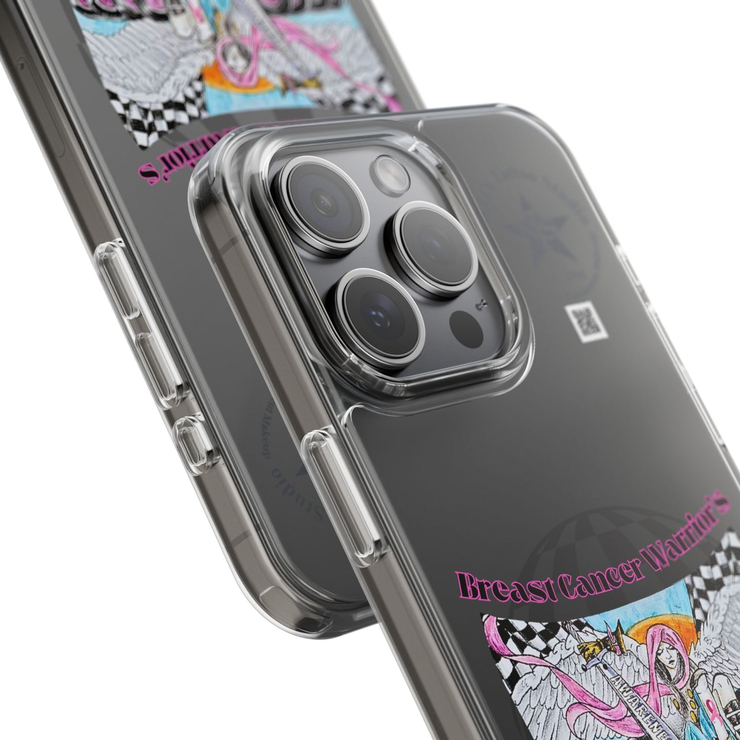 Phone Case - Breast Cancer Warrior by Nikki