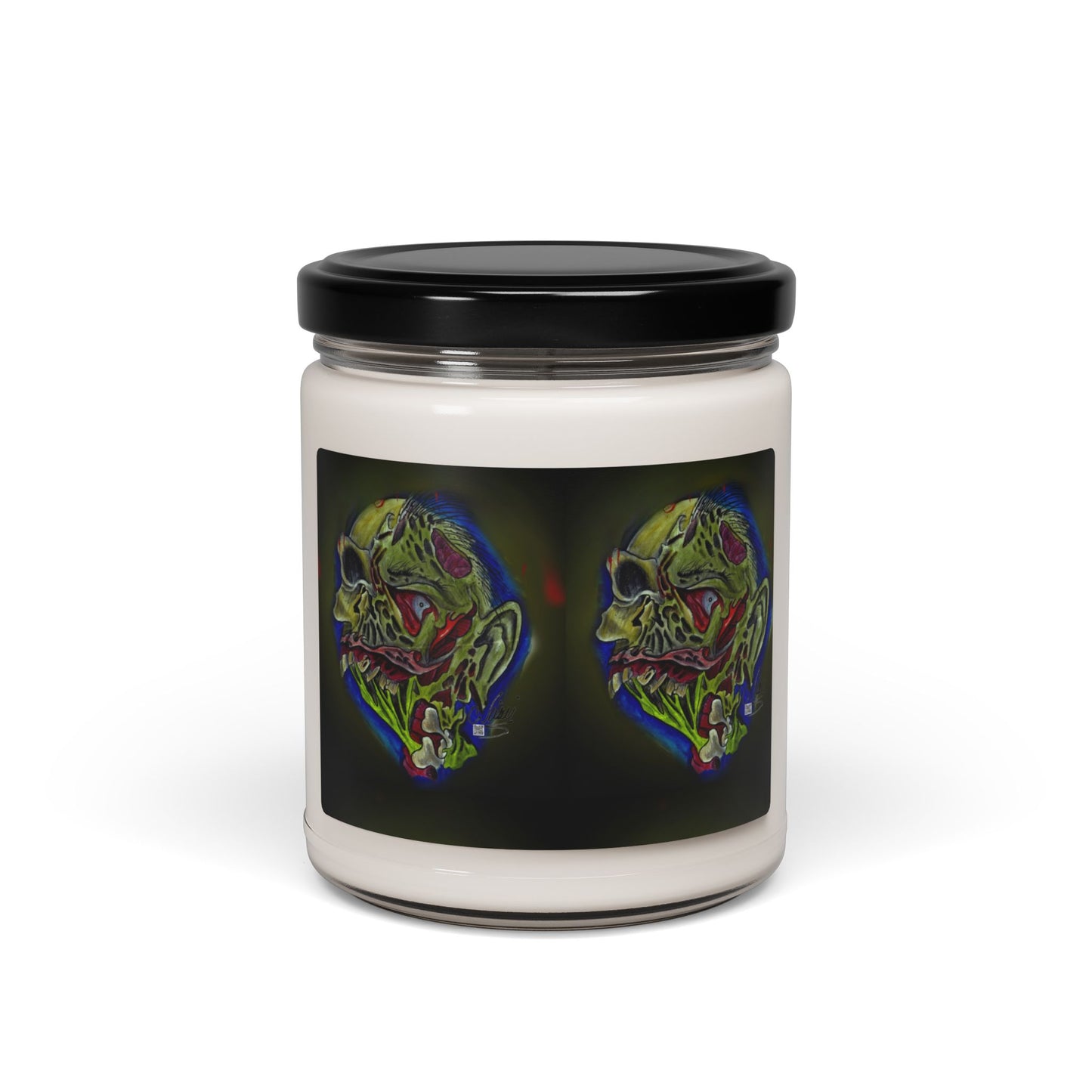 Scented Soy Candle - Zombie Skull King of the Dead