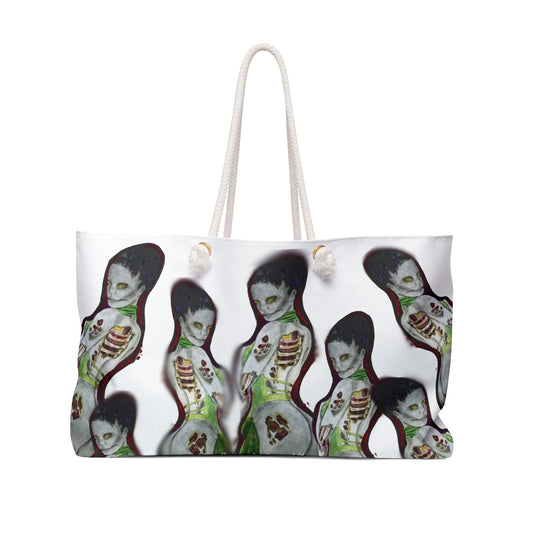 Weekender Bag  - Zombie Lady by Nikki