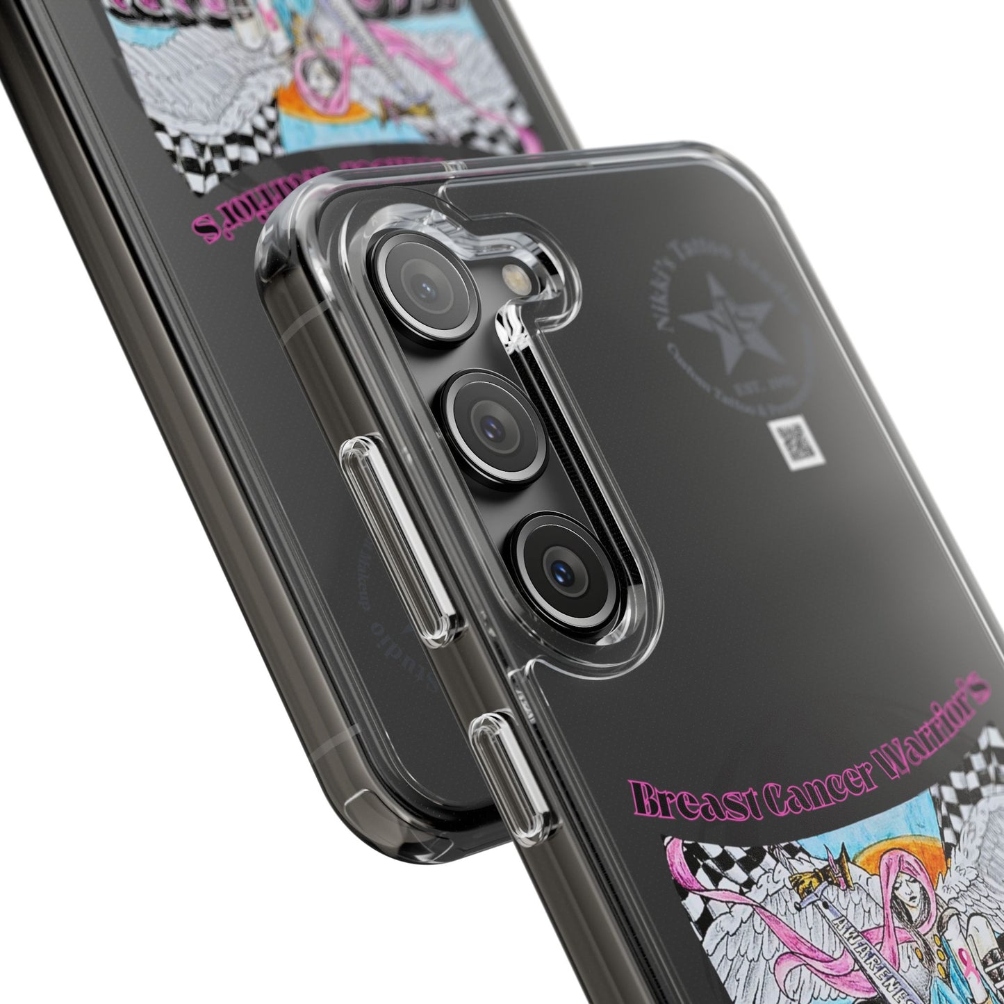 Phone Case - Breast Cancer Warrior by Nikki