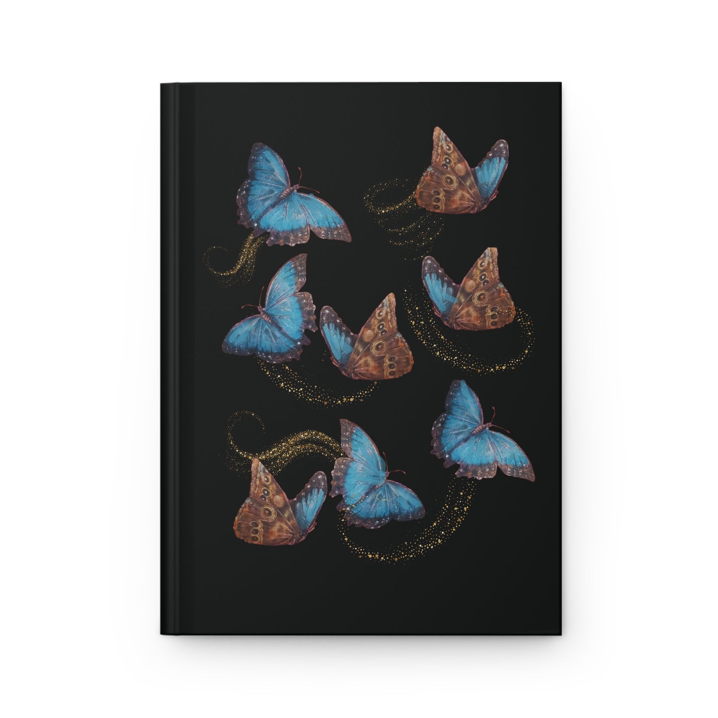 Butterfly Blue Morphis Tattoo by Nikki - Hardcover Journal