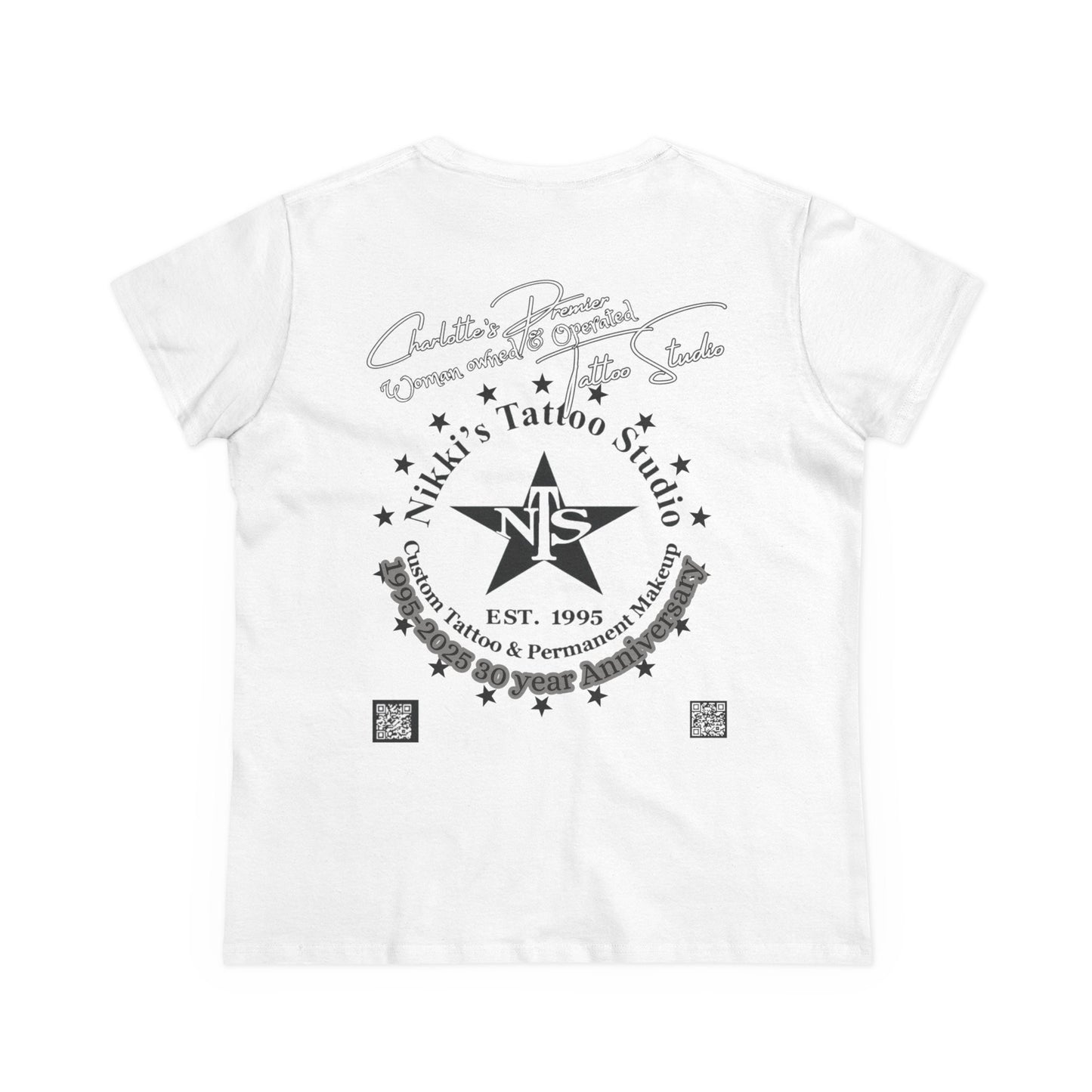 Floral Skull Tattoo Quote T-Shirt by Nikki