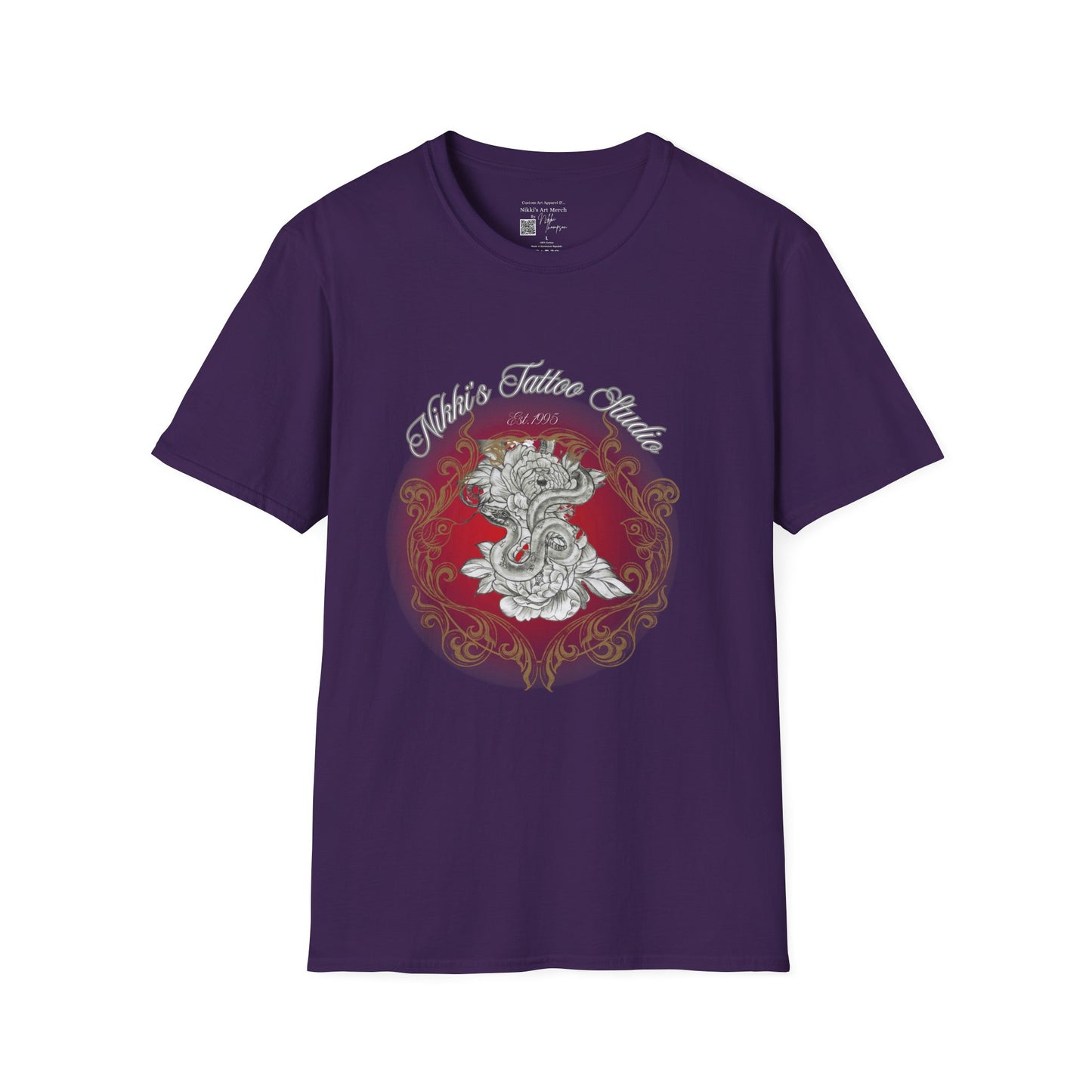 T-Shirt Nikki's Tattoo Studio Human Billboard