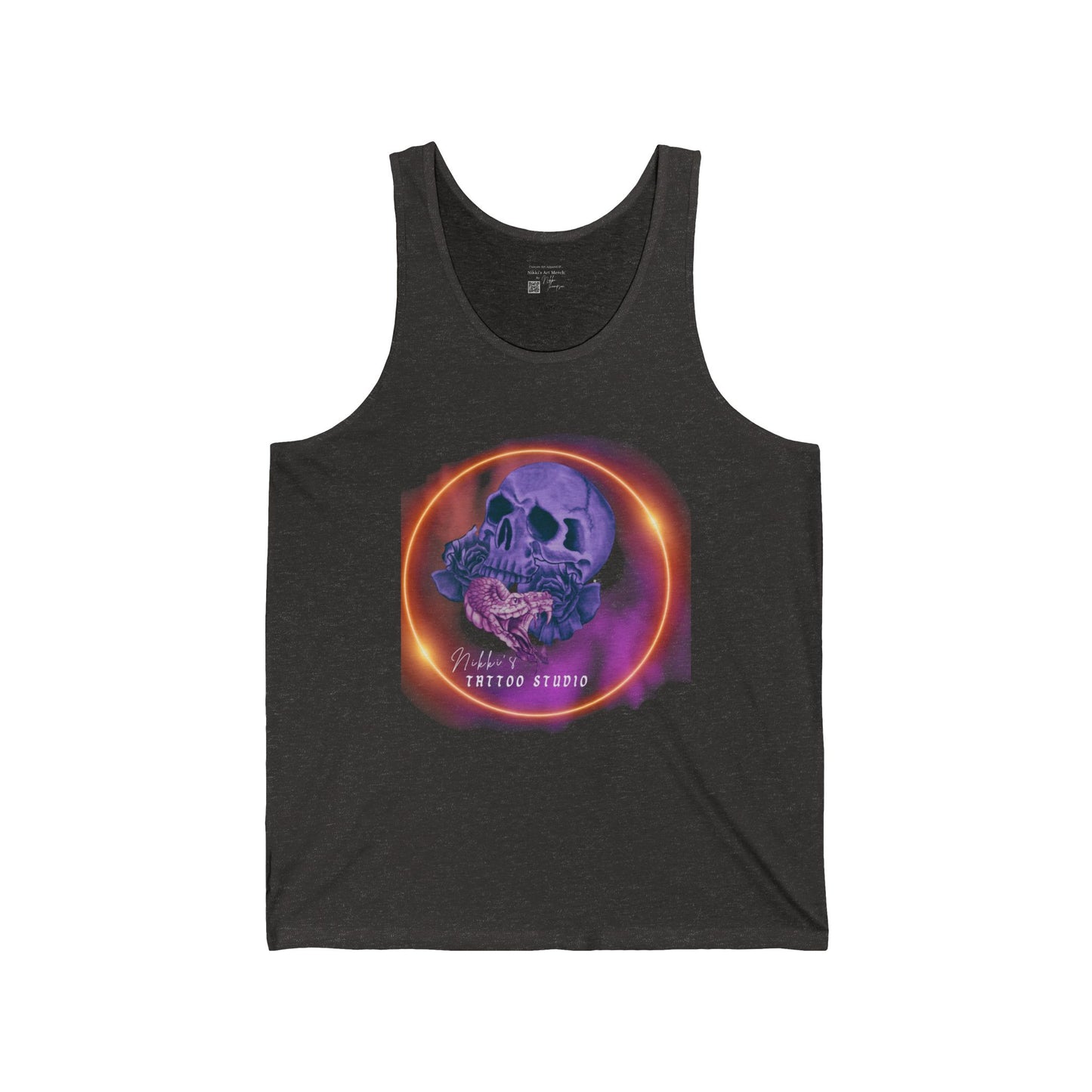 Tank Jersey - Nikki's Tattoo Studio Skull Logo