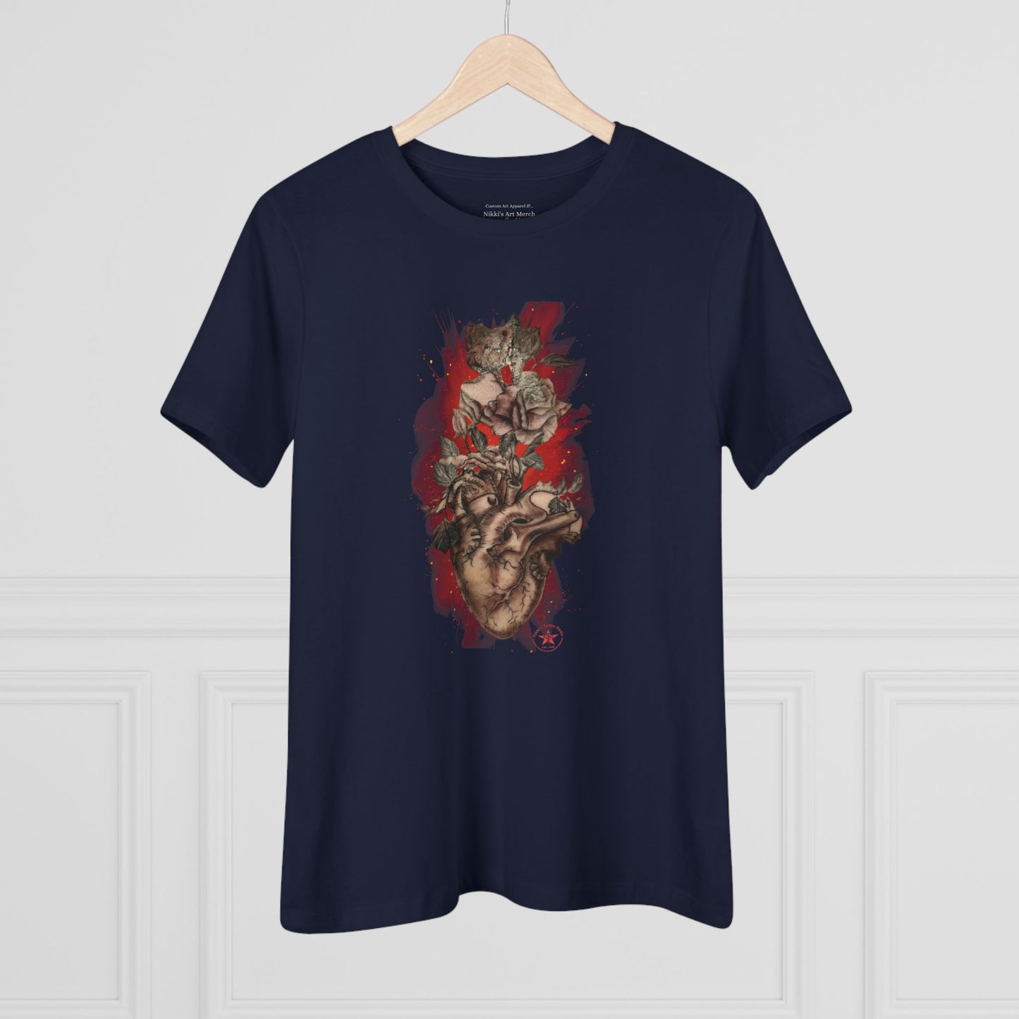 Anatomical Heart - Sephia by Nikki Women's Cotton Tee