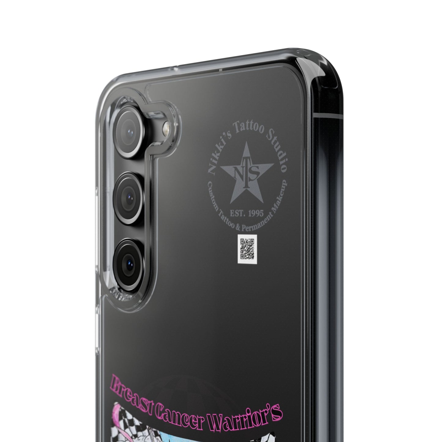 Phone Case - Breast Cancer Warrior by Nikki