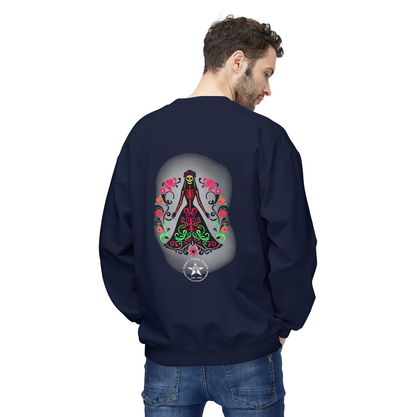 Sweatshirt - Day of the Dead Beautiful Art by Nikki