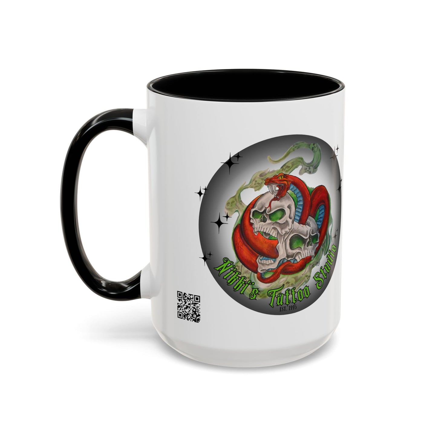 Mug - Nikki's Tattoo Studio (Skull & Snake)