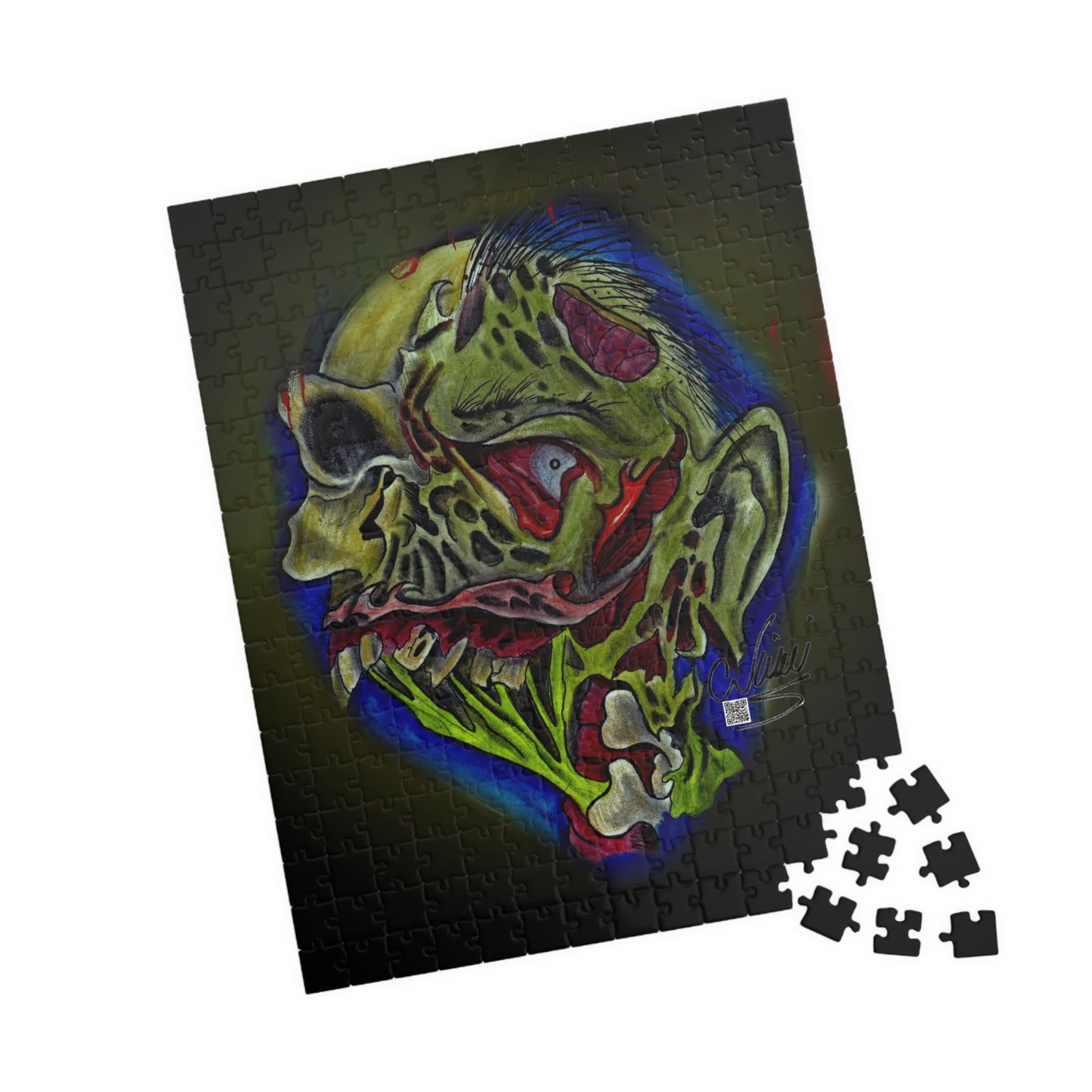 Puzzle Game: Skull Zombie King of the Dead by Nikki