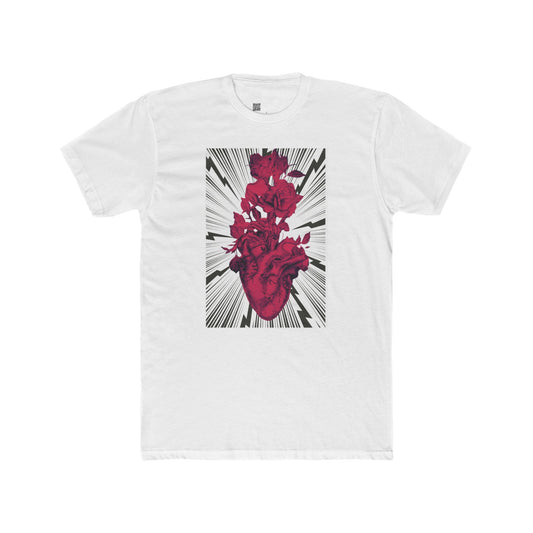 Anatomical Heart Tattoo by Nikki Unisex Cotton Crew Tee