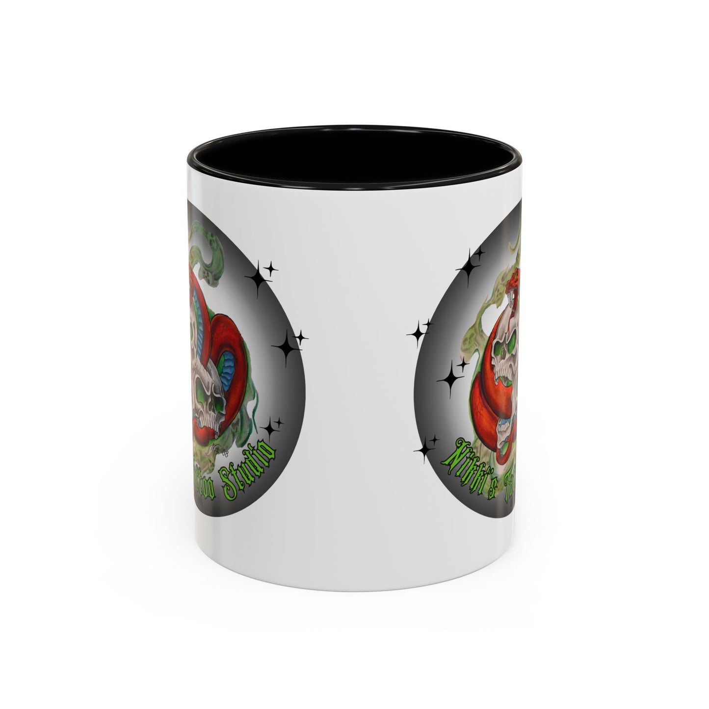 Mug - Nikki's Tattoo Studio (Skull & Snake)