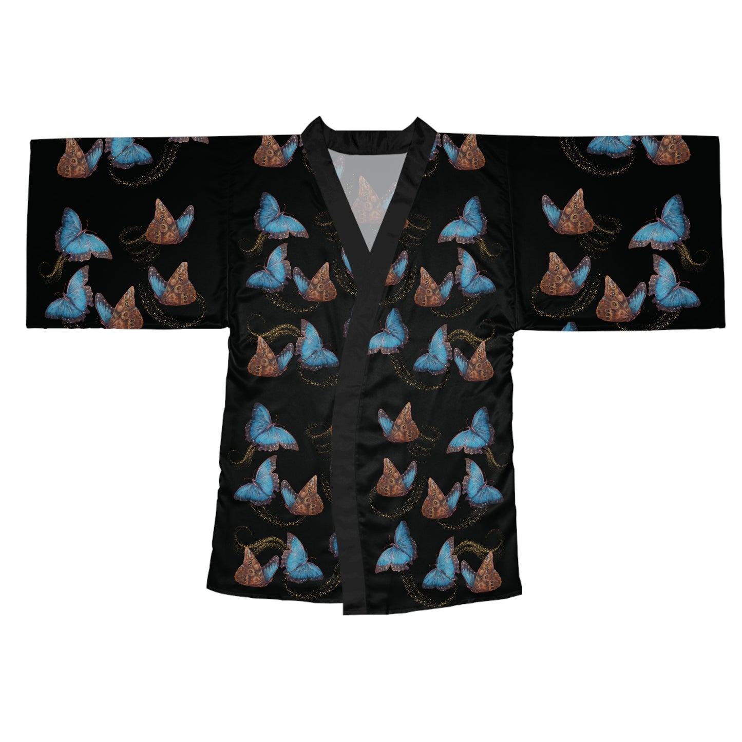 Butterfly Long Sleeve Kimono Robe by Nikki