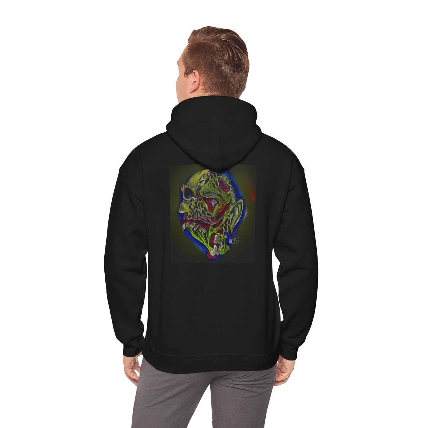 Sweatshirt Hoodie - Zombie Skull King of the Dead by Nikki