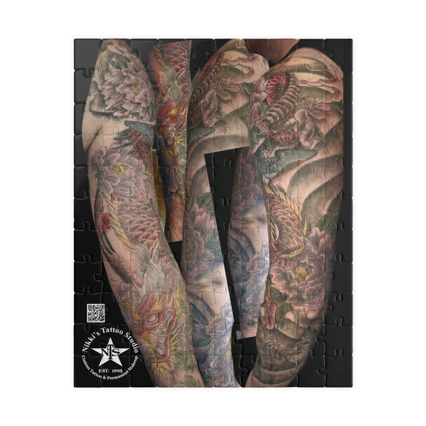 Puzzle Game: Nikki's Tattoo Art - Glossy Finish - 110, 252, 520 Pieces