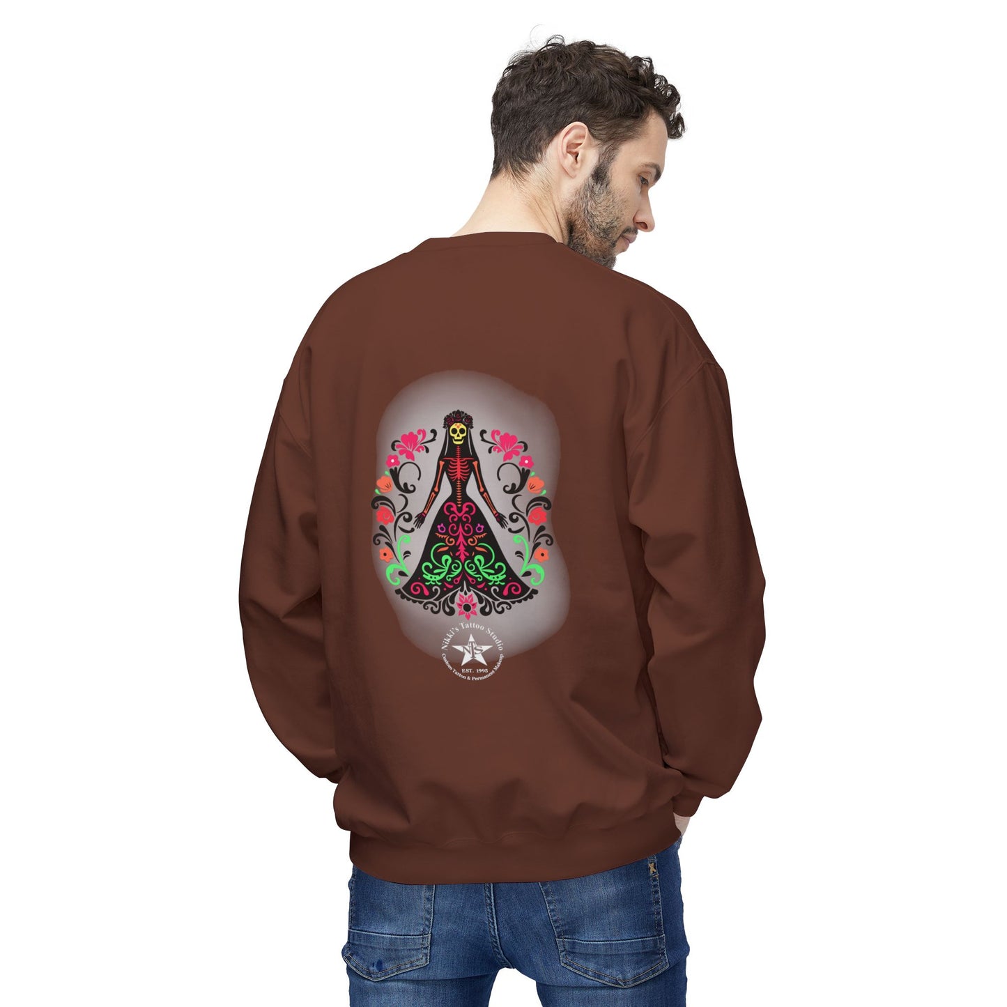 Sweatshirt - Day of the Dead Beautiful Art by Nikki