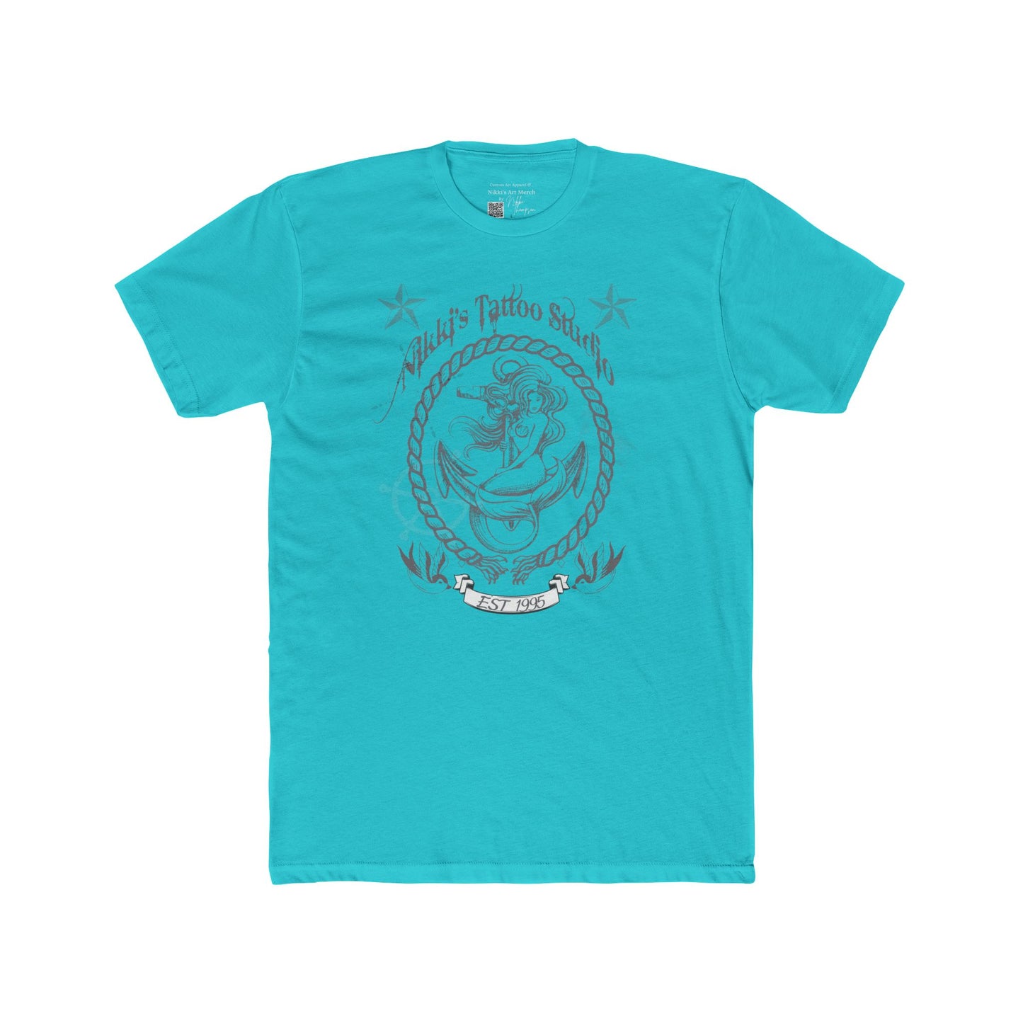T-Shirt - Nikki's Tattoo Studio Mermaid by Nikki
